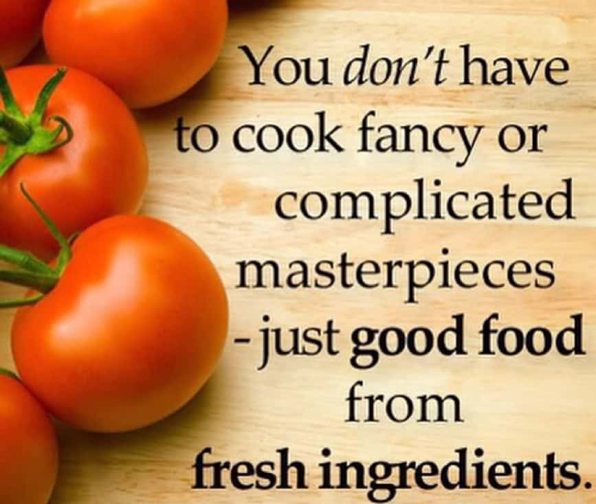 A Symphony of Spices, ripe red tomatoes, green stems, SD Desktop Wallpaper
