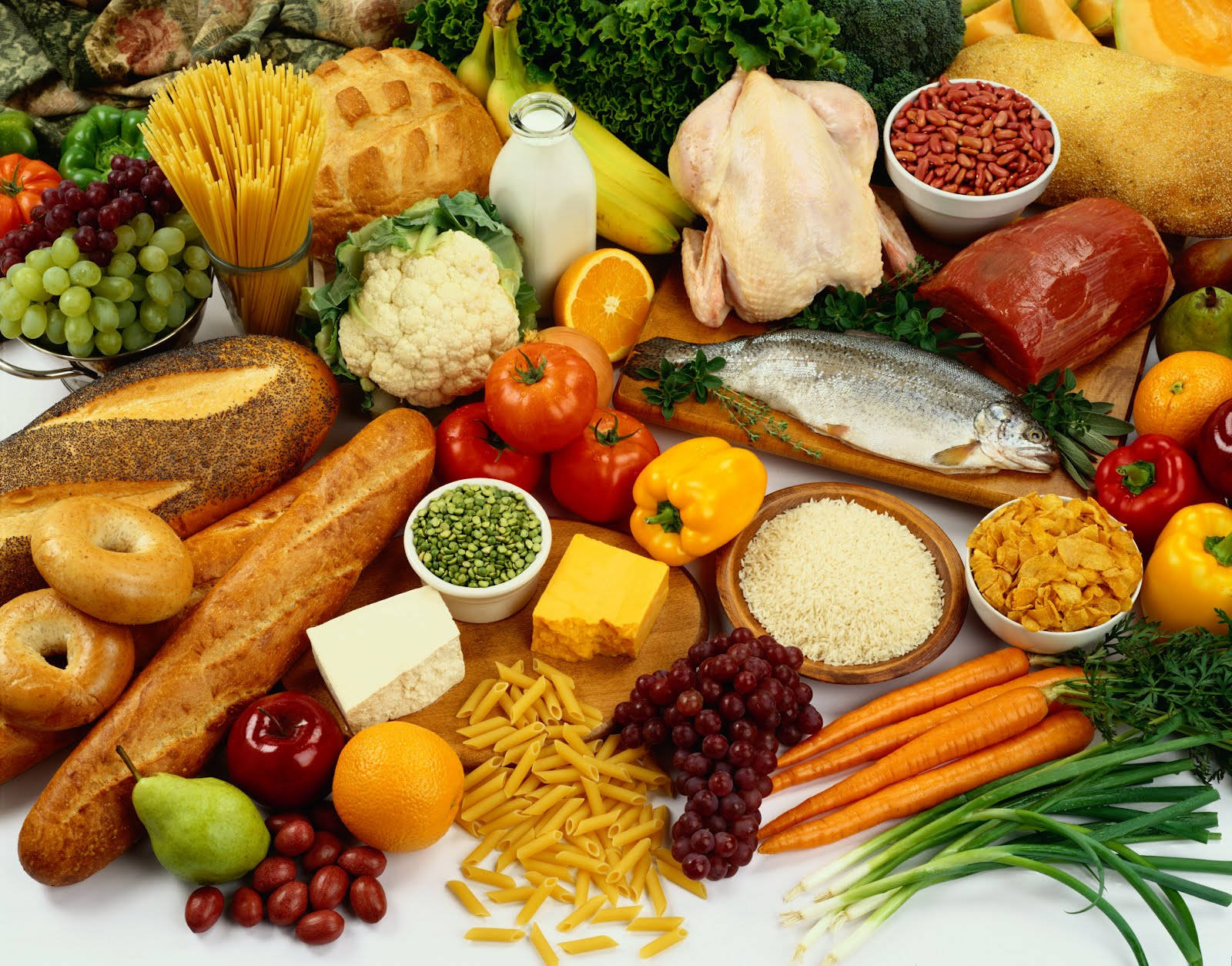 nutritious food pyramid, fresh fruits, vegetables, HD Desktop Wallpaper