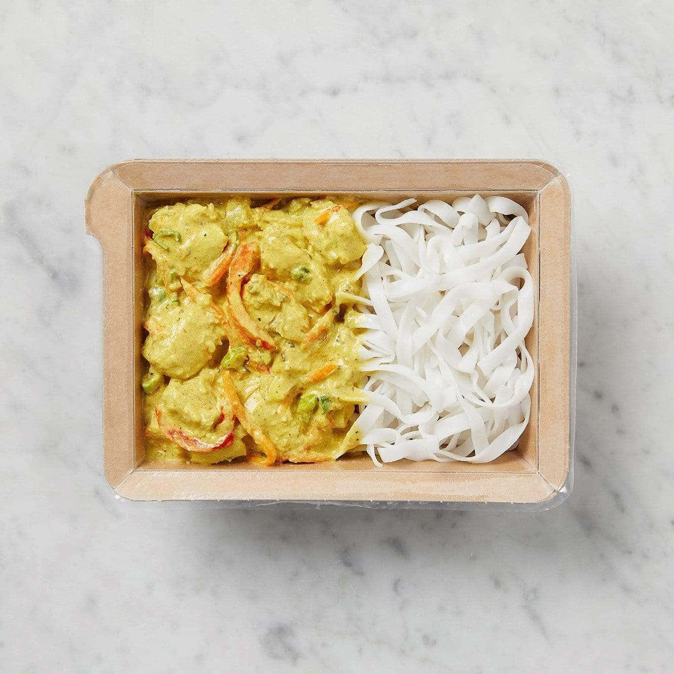 microwaveable curry laksa, wooden container, creamy green curry, HD Desktop Wallpaper