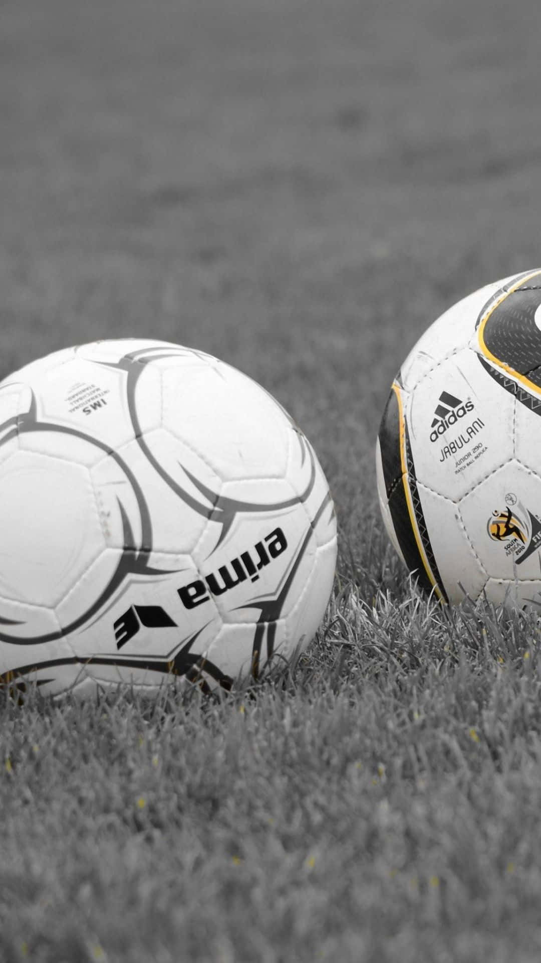 Football Galaxy, white soccer ball, black patterns, Full HD Phone Wallpaper