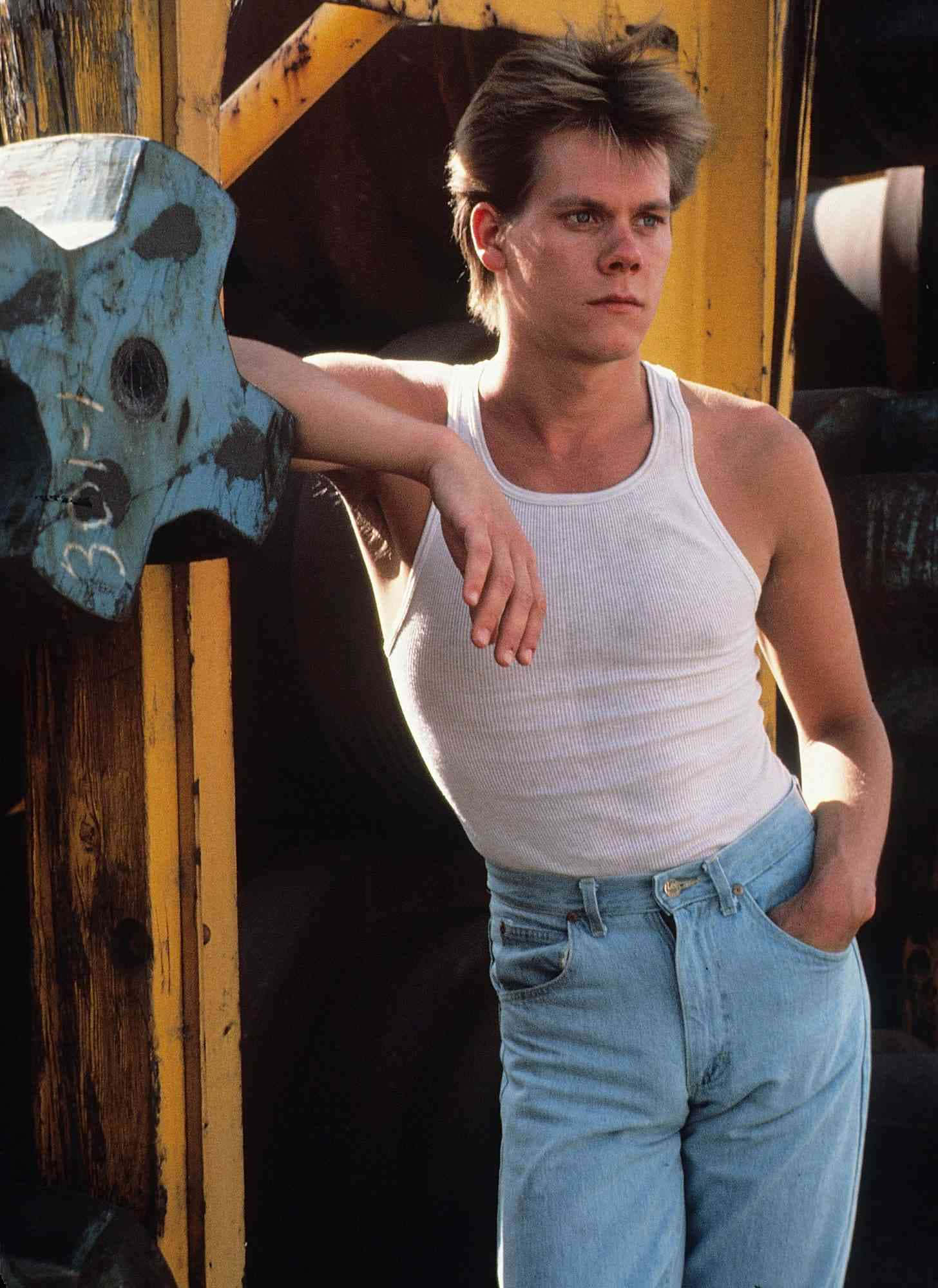 Footloose, white tank top, light blue jeans, Full HD Phone Wallpaper