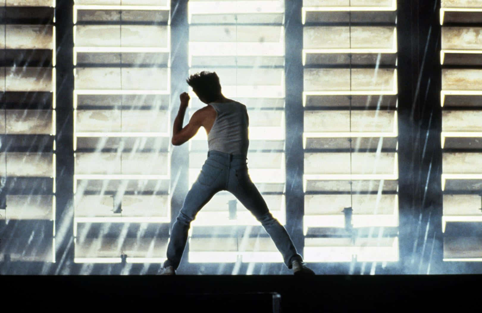 Footloose, iconic dance scene, tank top, HD Desktop Wallpaper