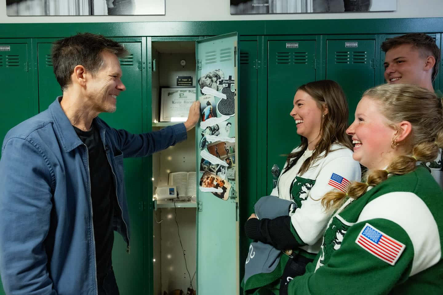 Footloose, locker room, blue jacket, HD Desktop Wallpaper