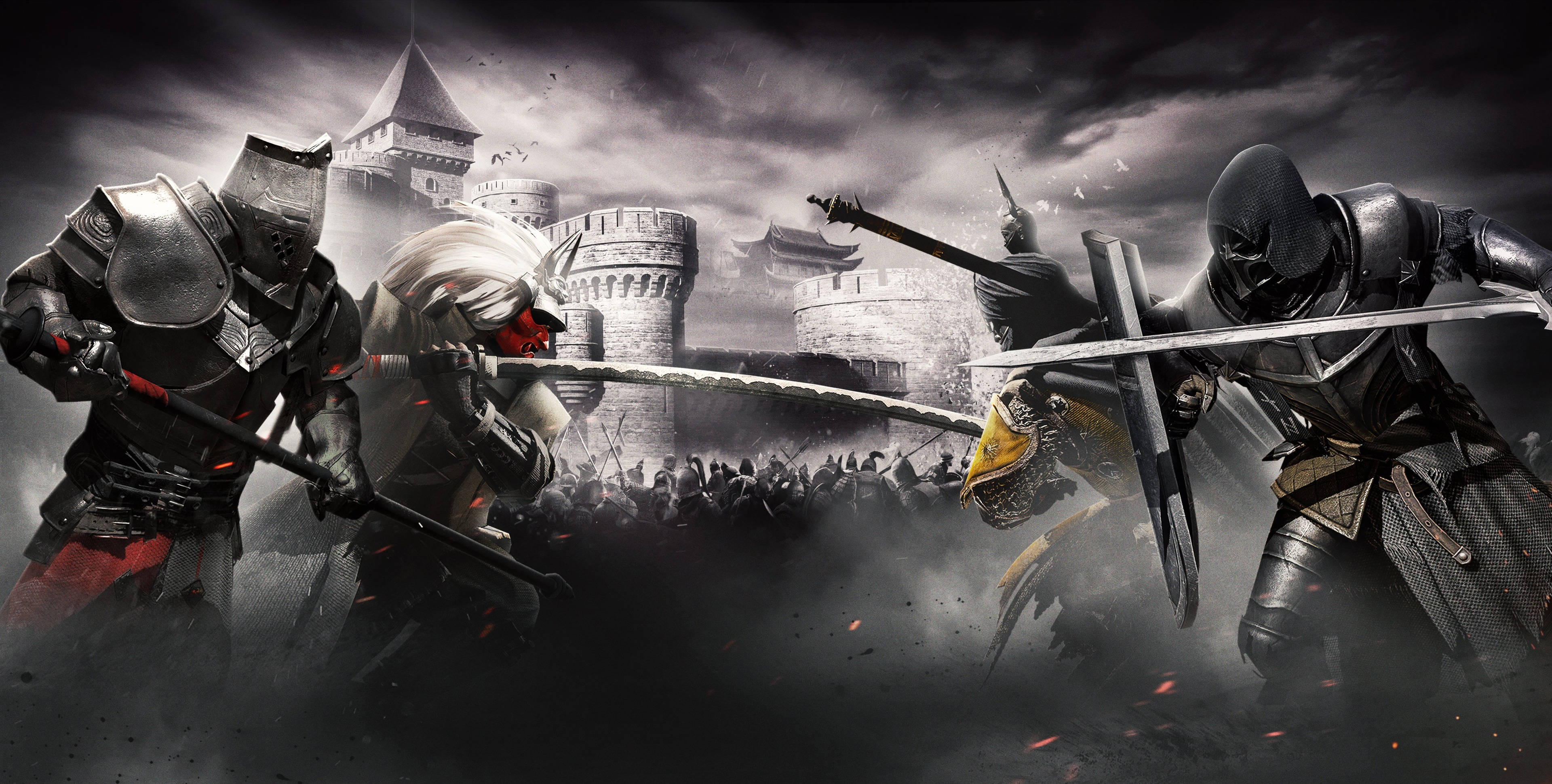 For Honor, Conqueror, stone castle, 4K Desktop Wallpaper