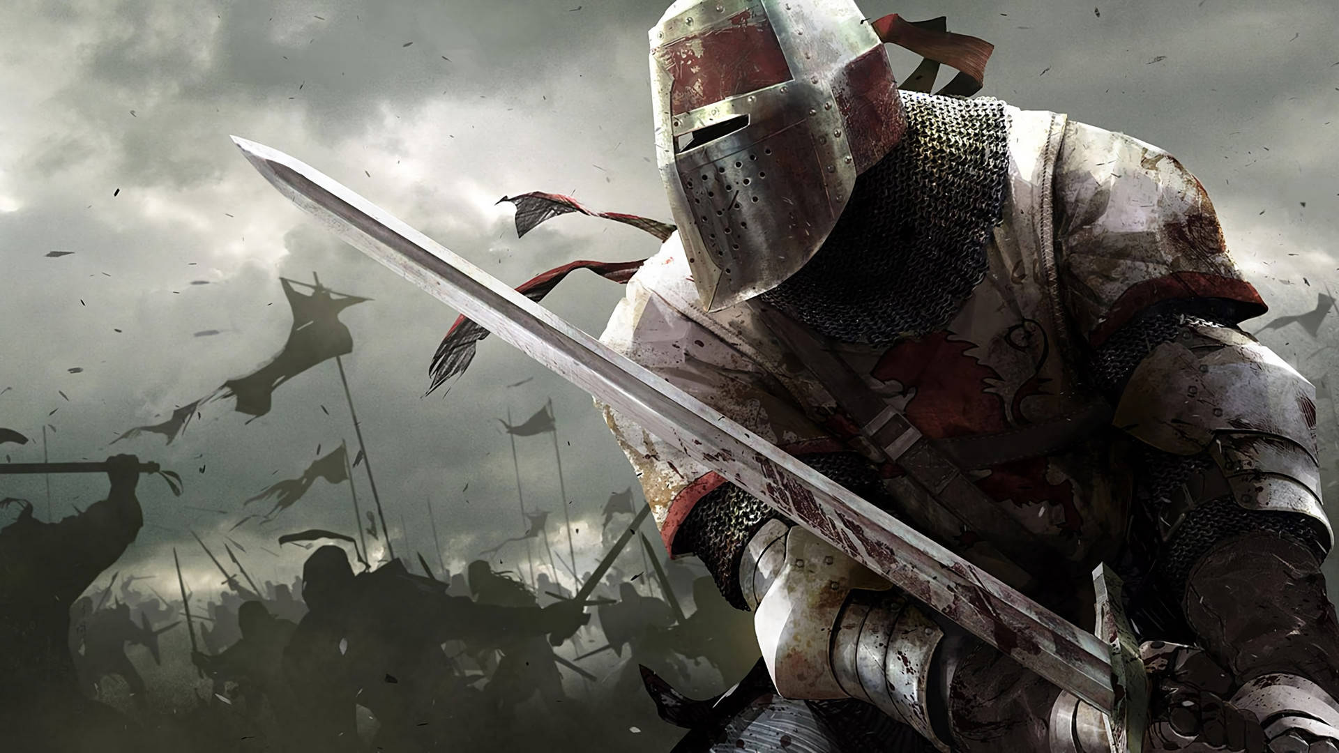 For Honor Conqueror, knight, battle armor, Full HD Desktop Wallpaper