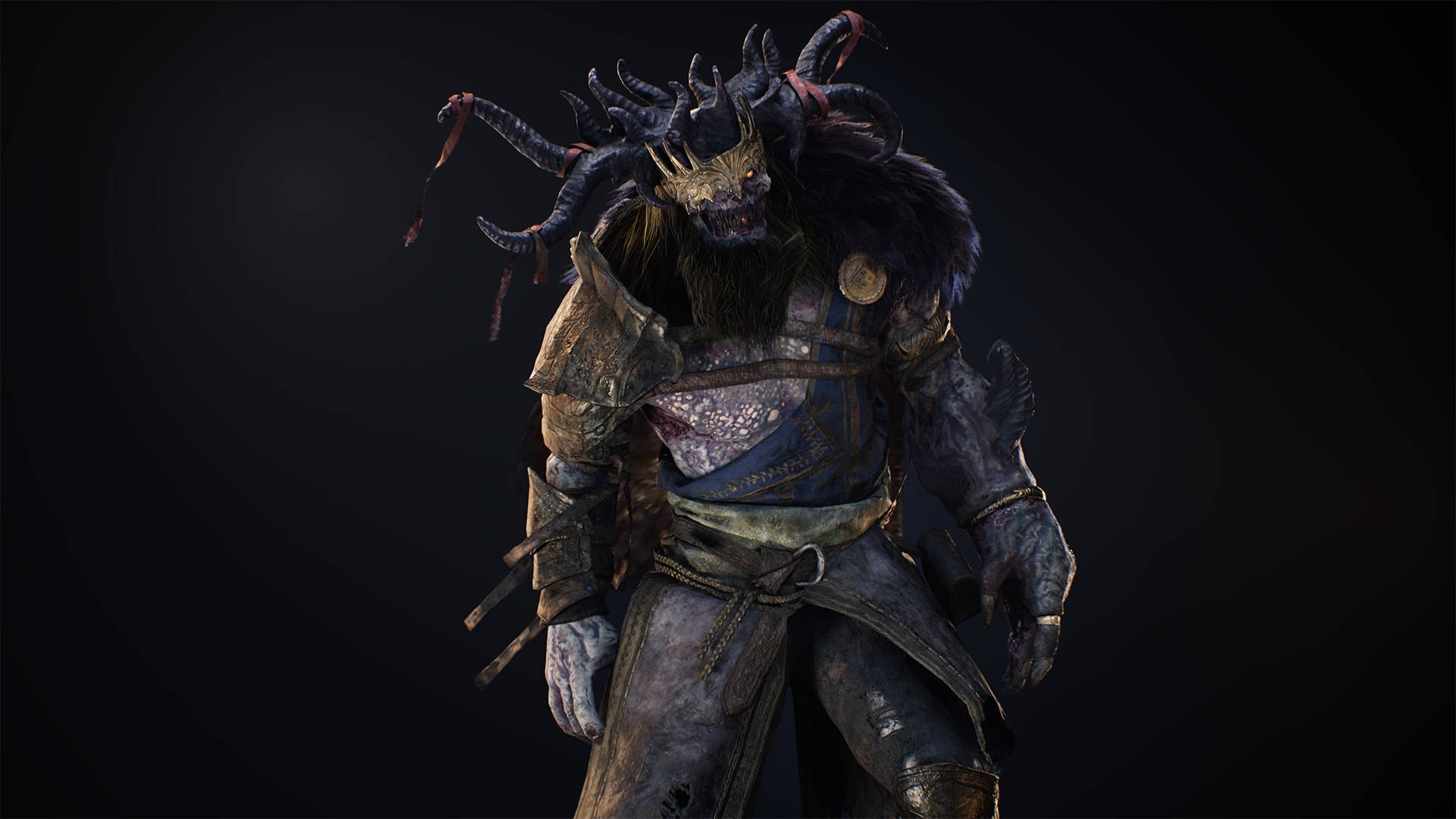 For Honor Conqueror, spiked crown, tentacles, Full HD Desktop Wallpaper