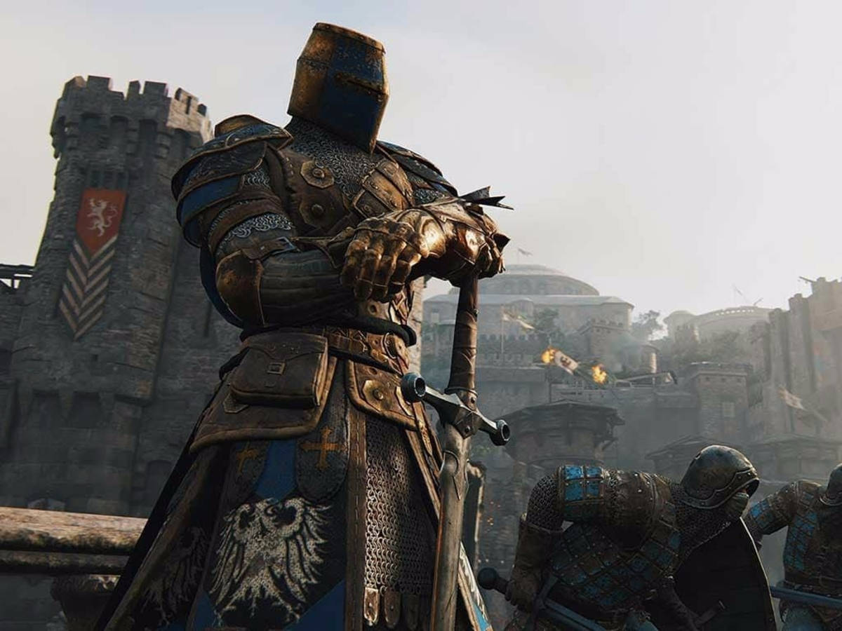 For Honor Conqueror, knight, ornate armor, SD Desktop Wallpaper