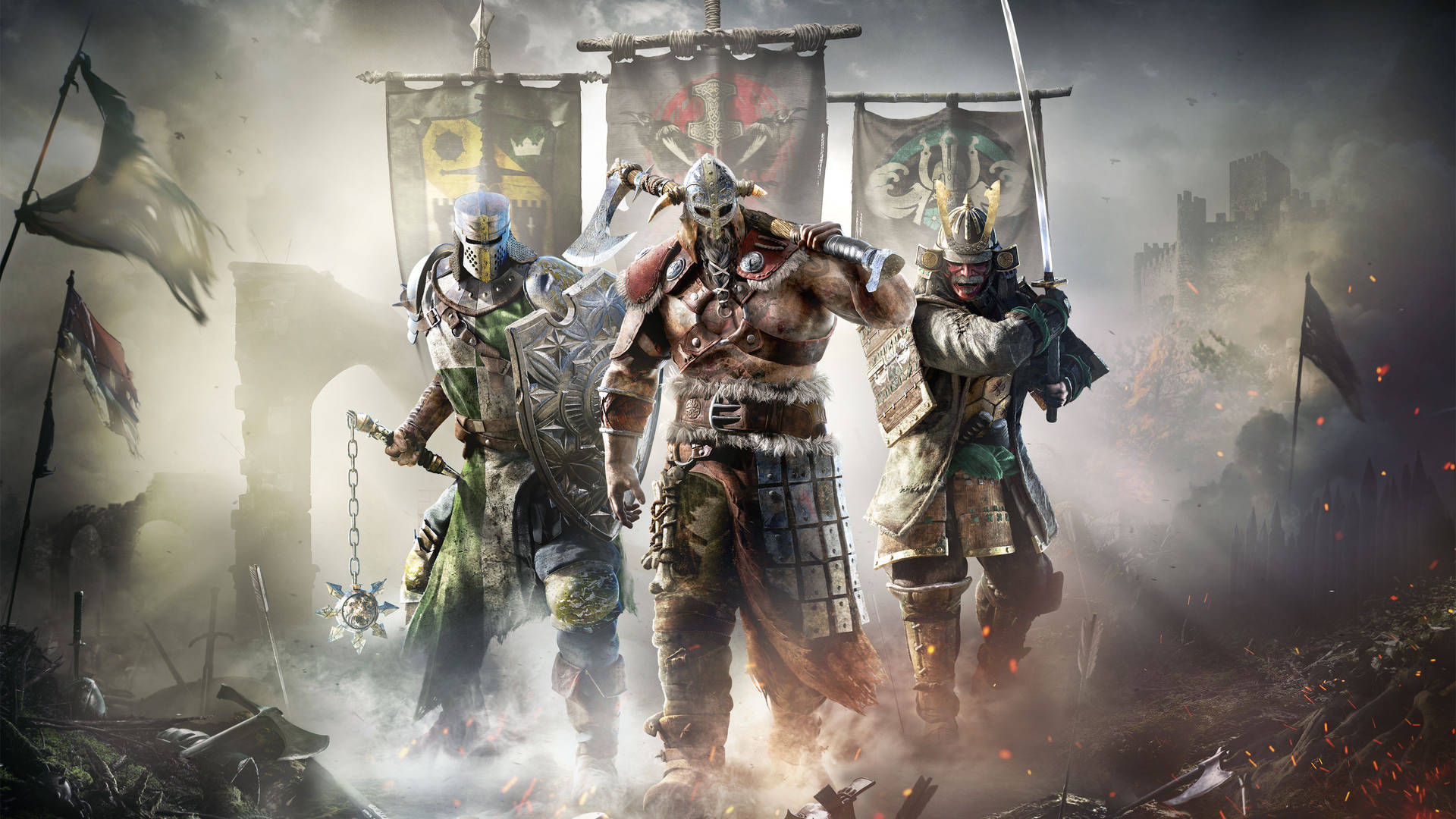For Honor Conqueror, warriors, armored, Full HD Desktop Wallpaper