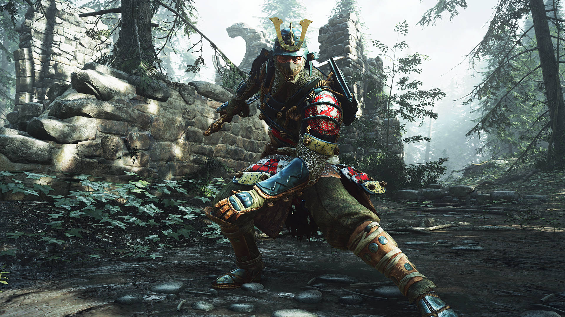 For Honor Conqueror, samurai warrior, ornate armor, Full HD Desktop Wallpaper