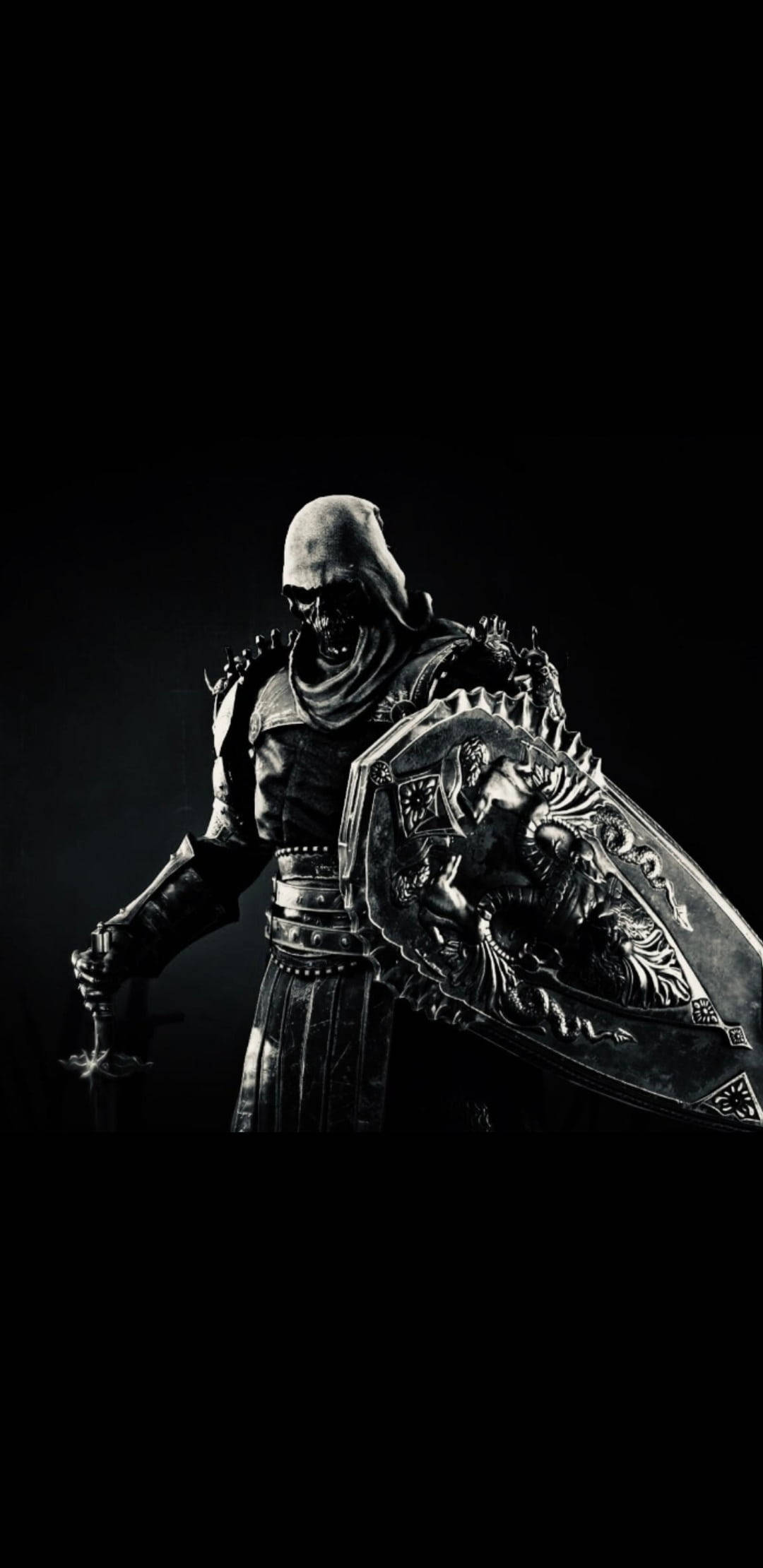 For Honor, black, skull mask, Full HD Phone Wallpaper