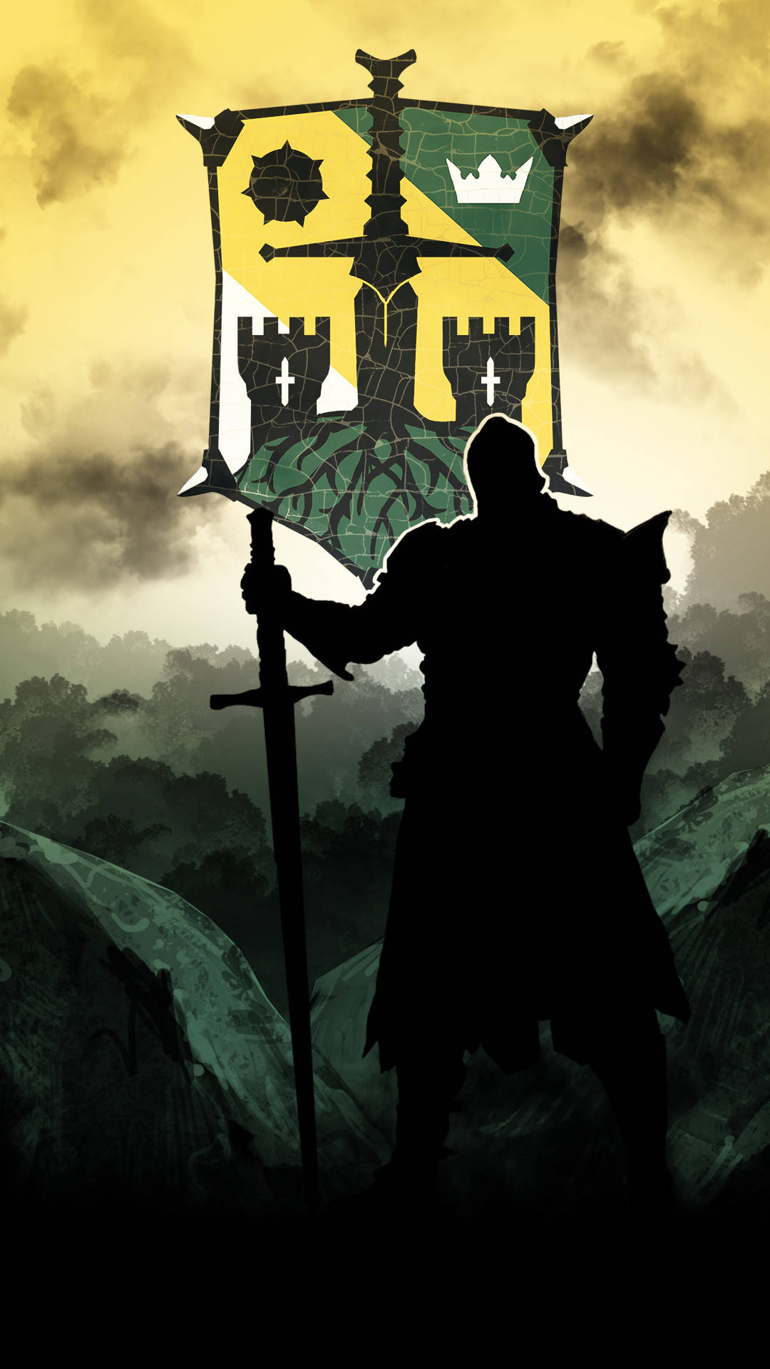 For Honor Phone, knights logo, knight, Full HD Phone Wallpaper