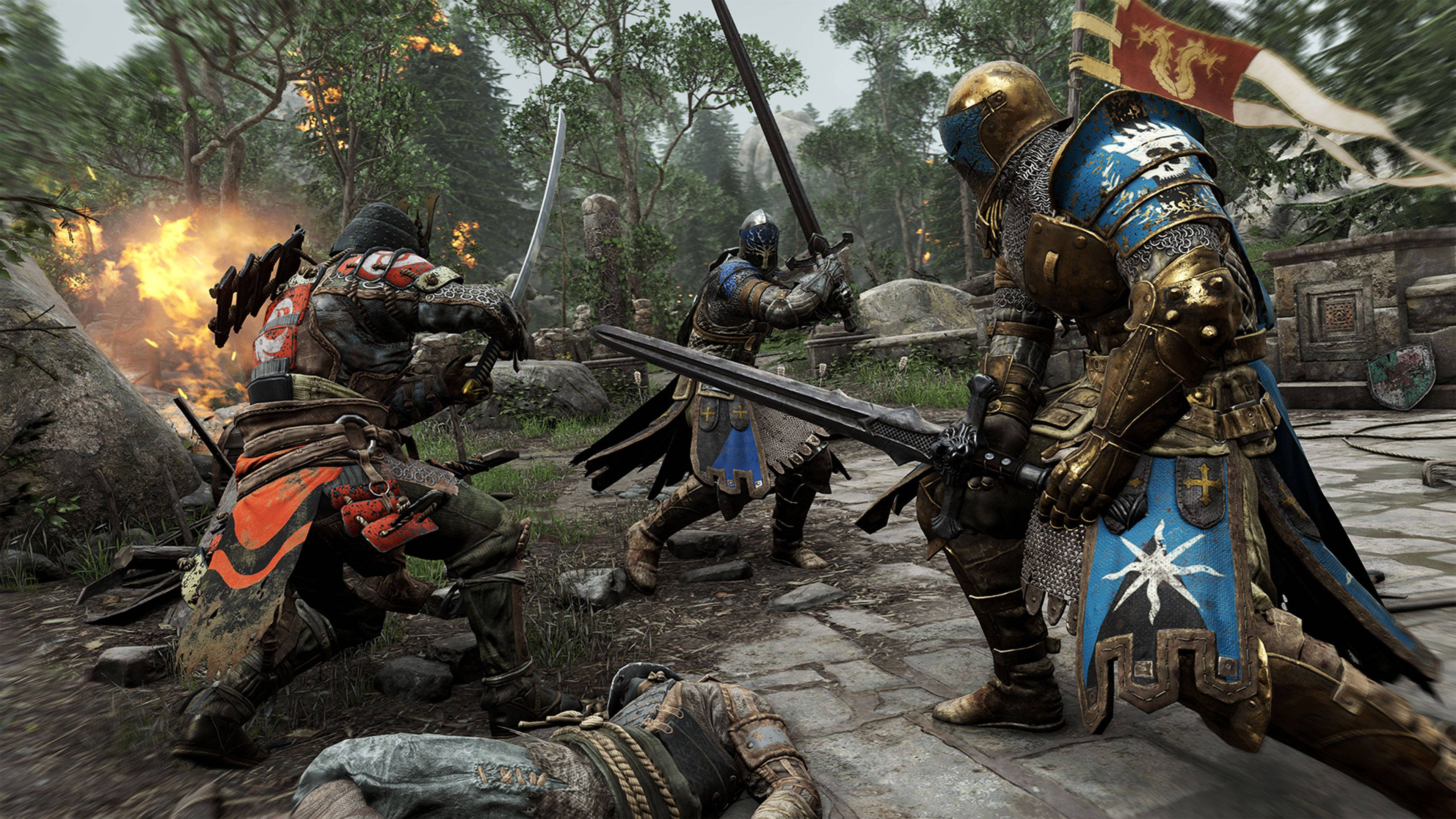 For Honor, forest, feudal samurai, 4K Desktop Wallpaper