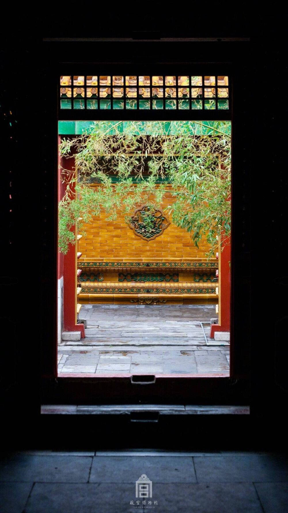 Forbidden City, golden walls, red pillars, HD Phone Wallpaper