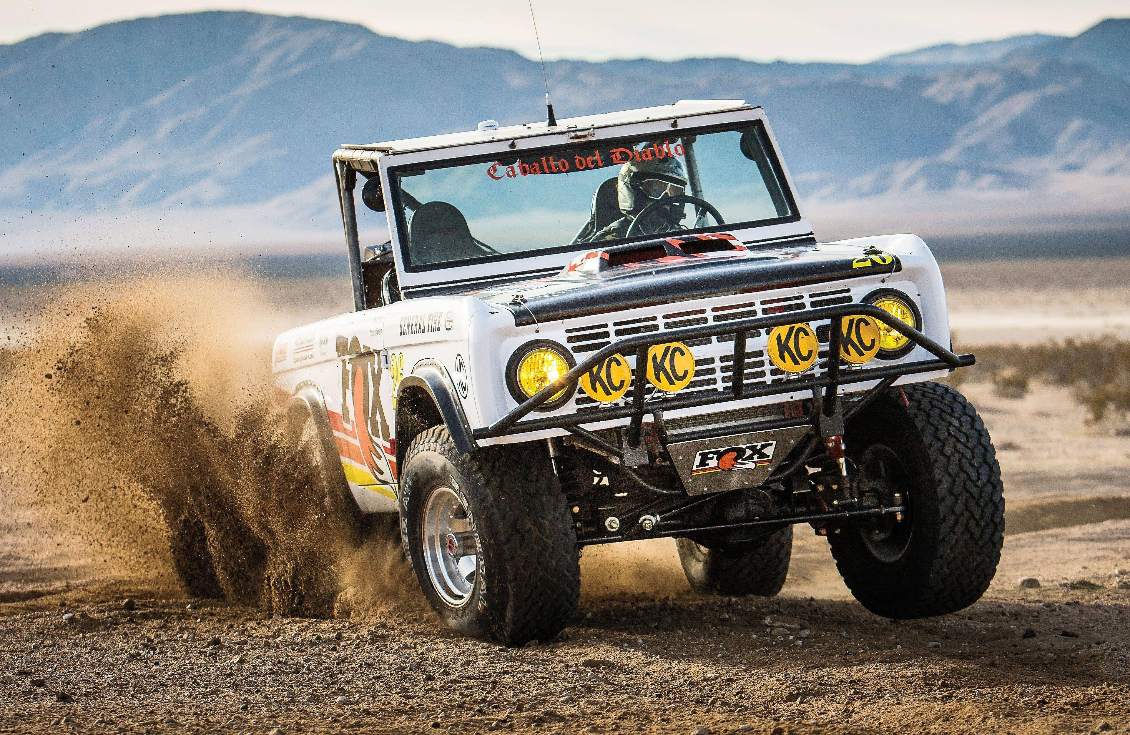 Ford Bronco, white, off-road truck, 4K Desktop Wallpaper
