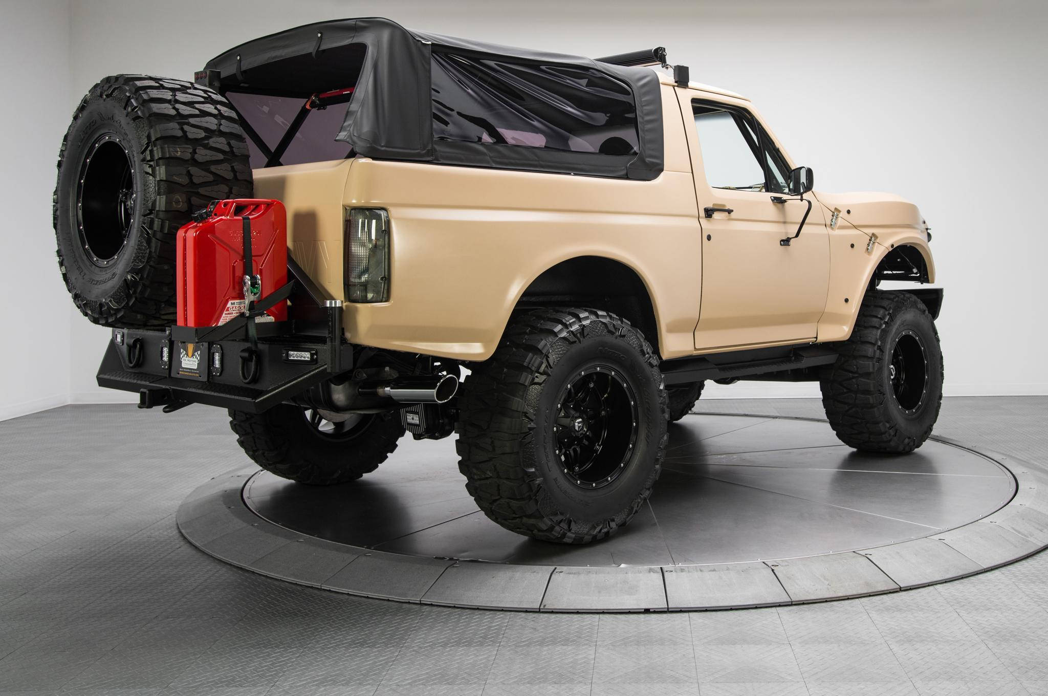 Ford Bronco, beige, lifted, Full HD Desktop Wallpaper