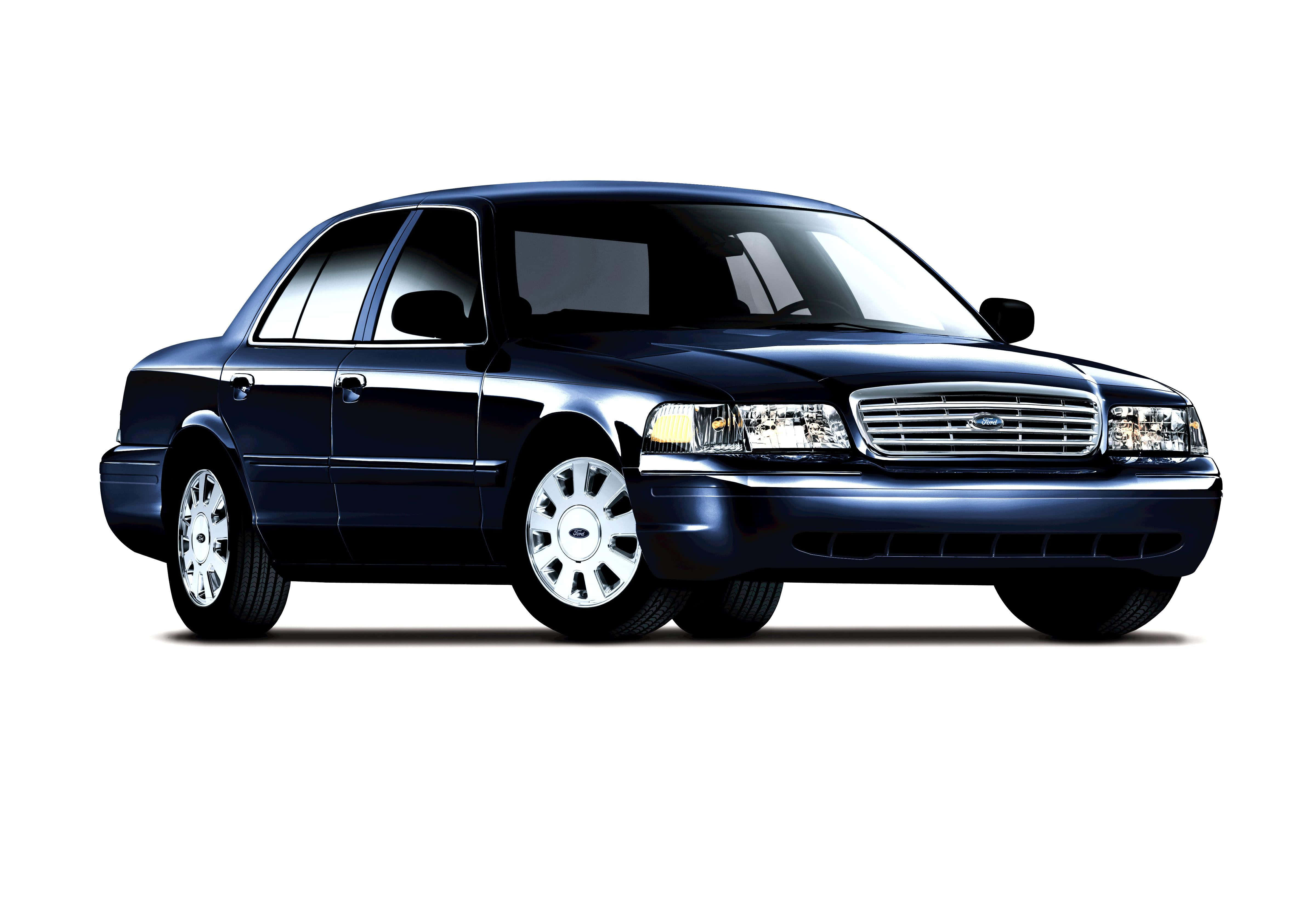 Ford Crown Victoria, dark blue, sedan, 4K Desktop Wallpaper
