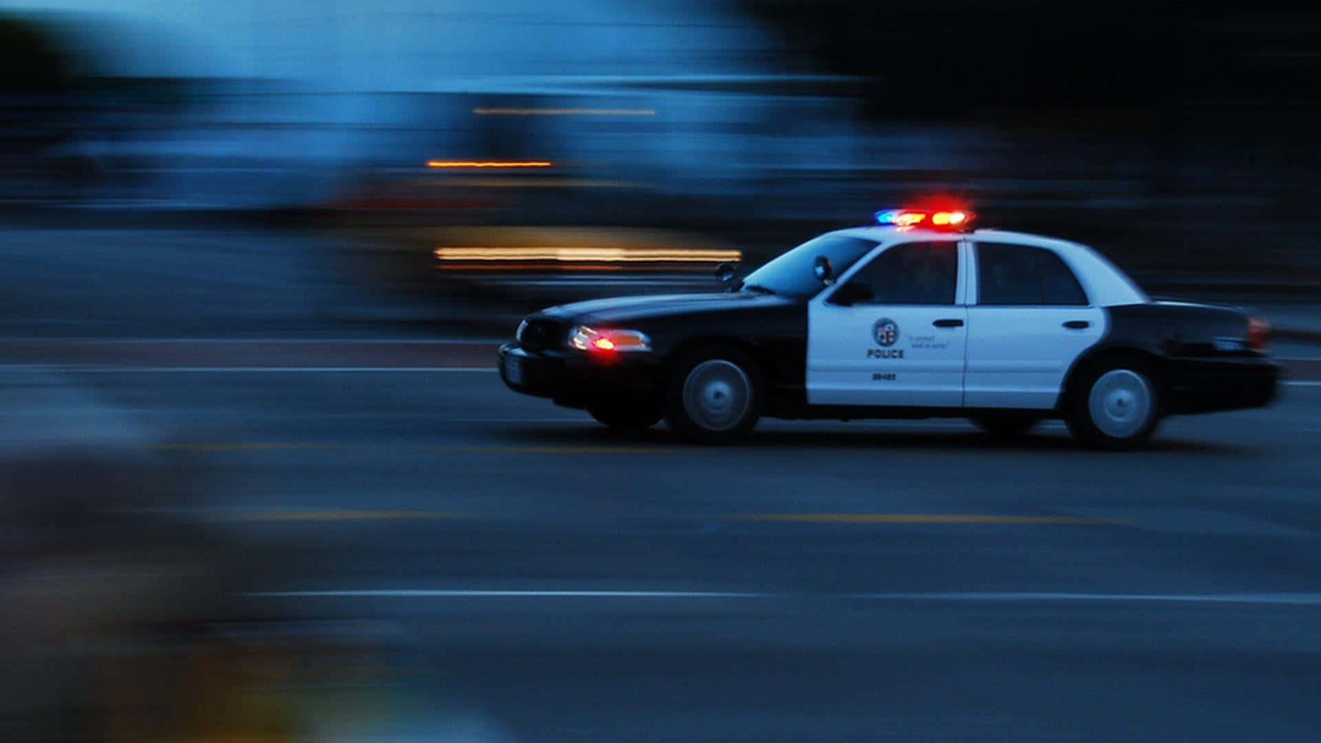 Ford Crown Victoria, police car, urban street, Full HD Desktop Wallpaper