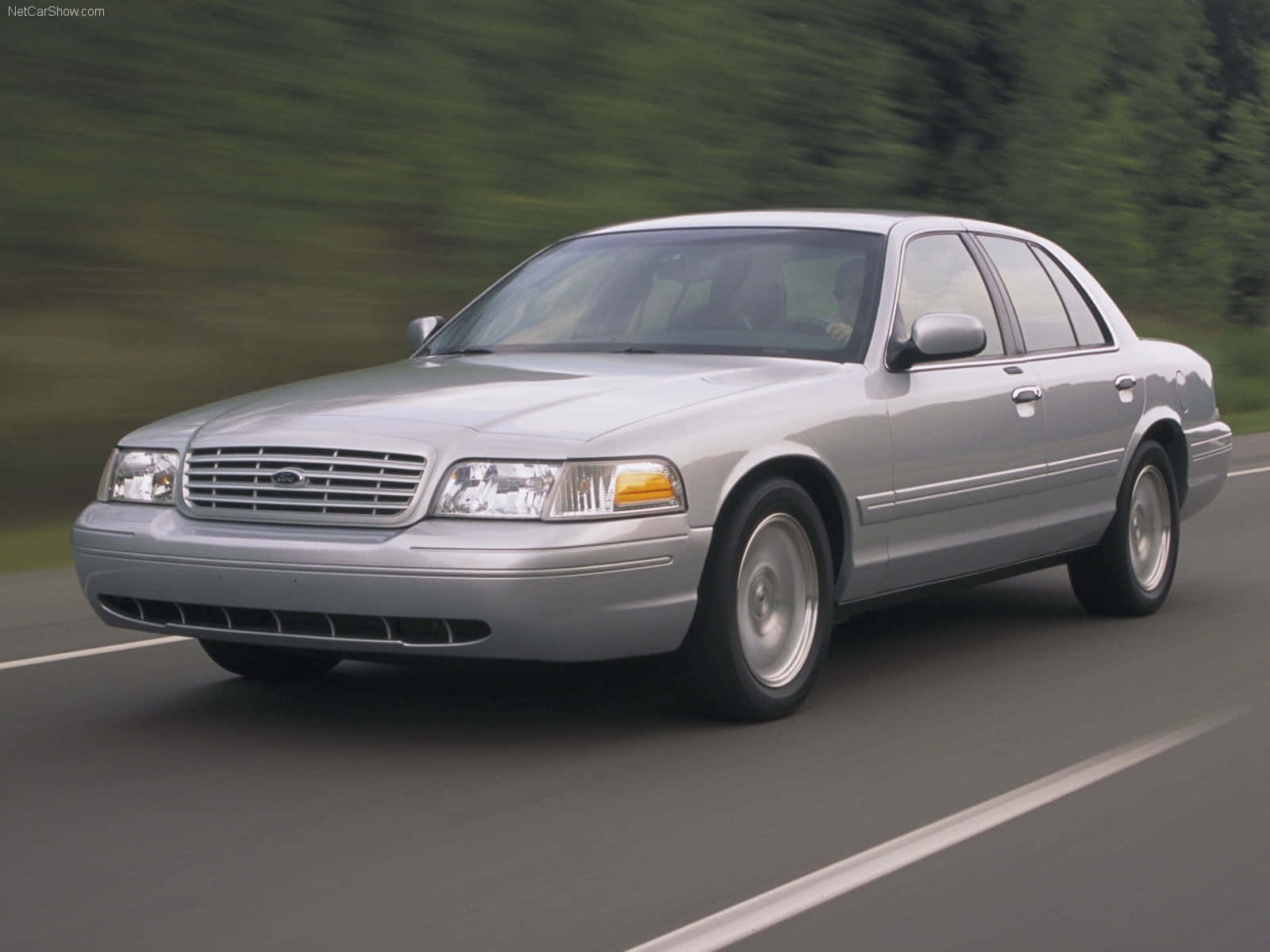 Ford Crown Victoria, silver, sedan, HD Desktop Wallpaper