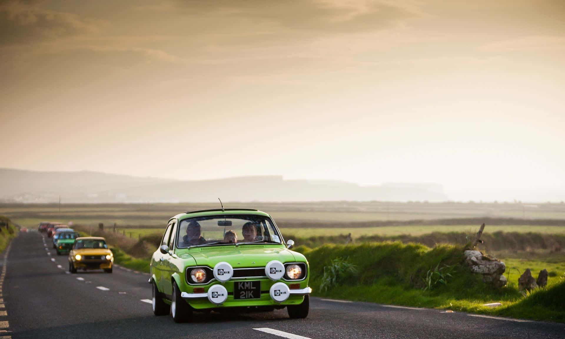 Ford Escort, vintage Ford Escort, classic rally car, Full HD Desktop Wallpaper