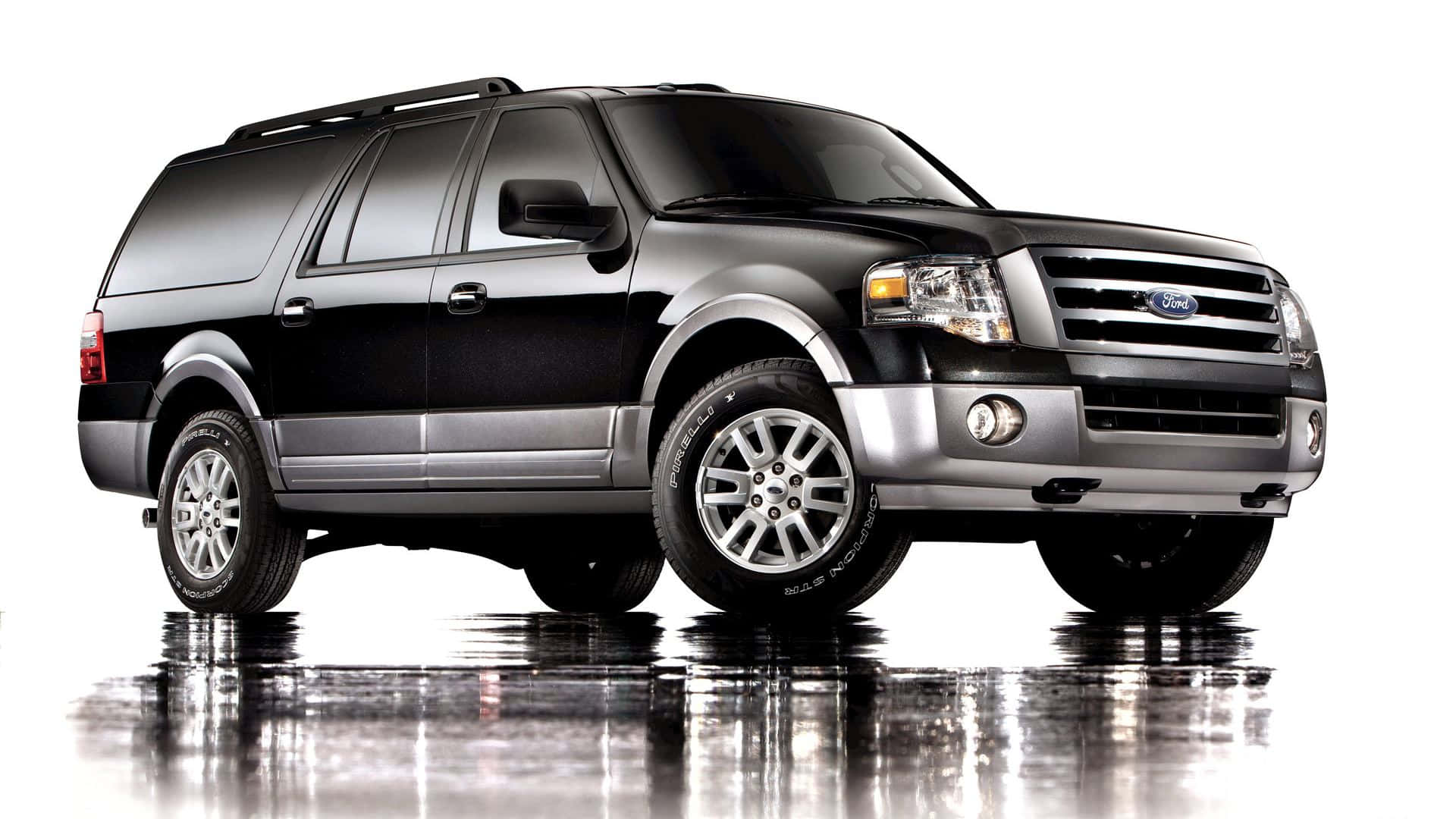 Ford Expedition, black, sleek, Full HD Desktop Wallpaper