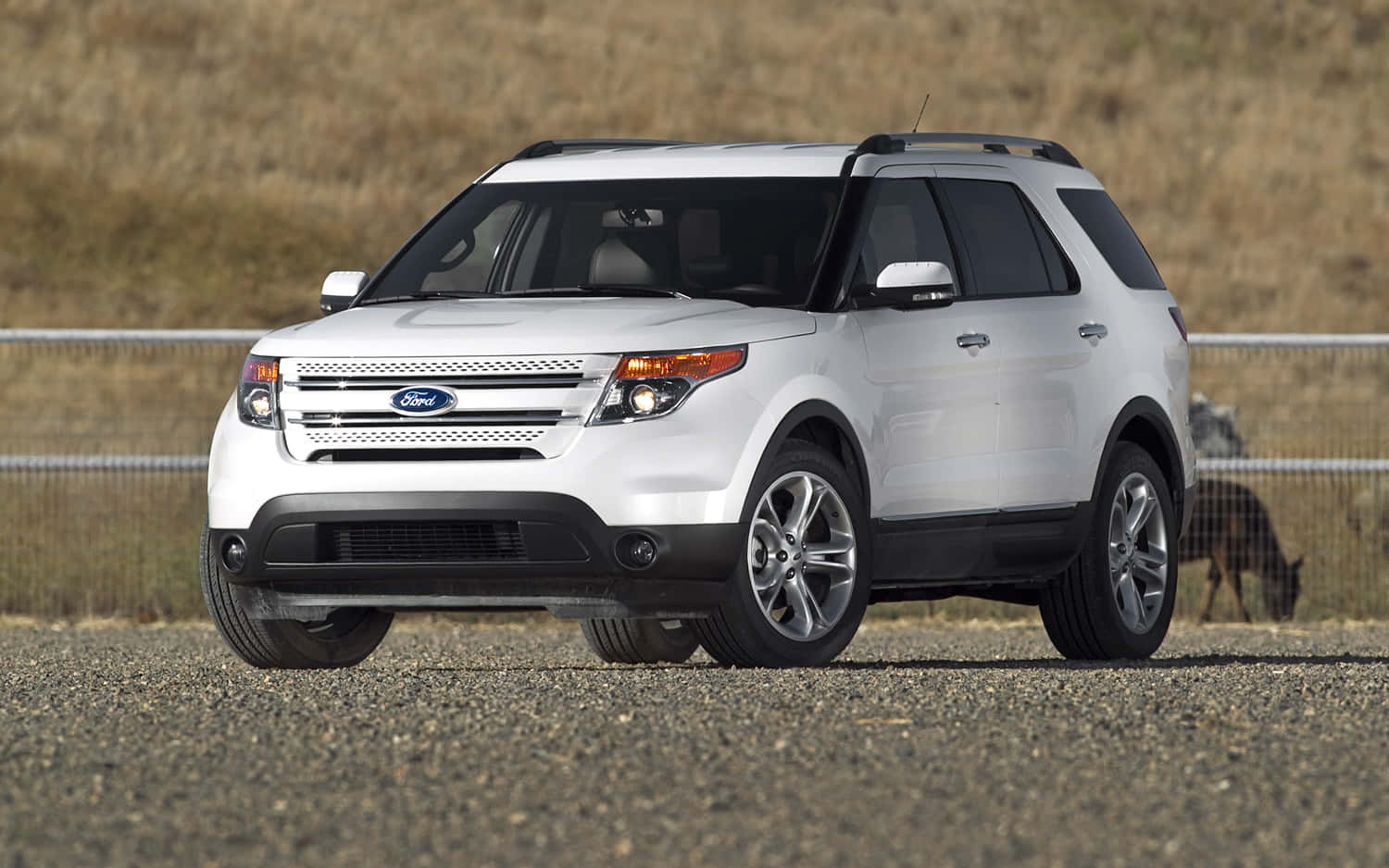 Ford Explorer, 1500 X, white, HD Desktop Wallpaper