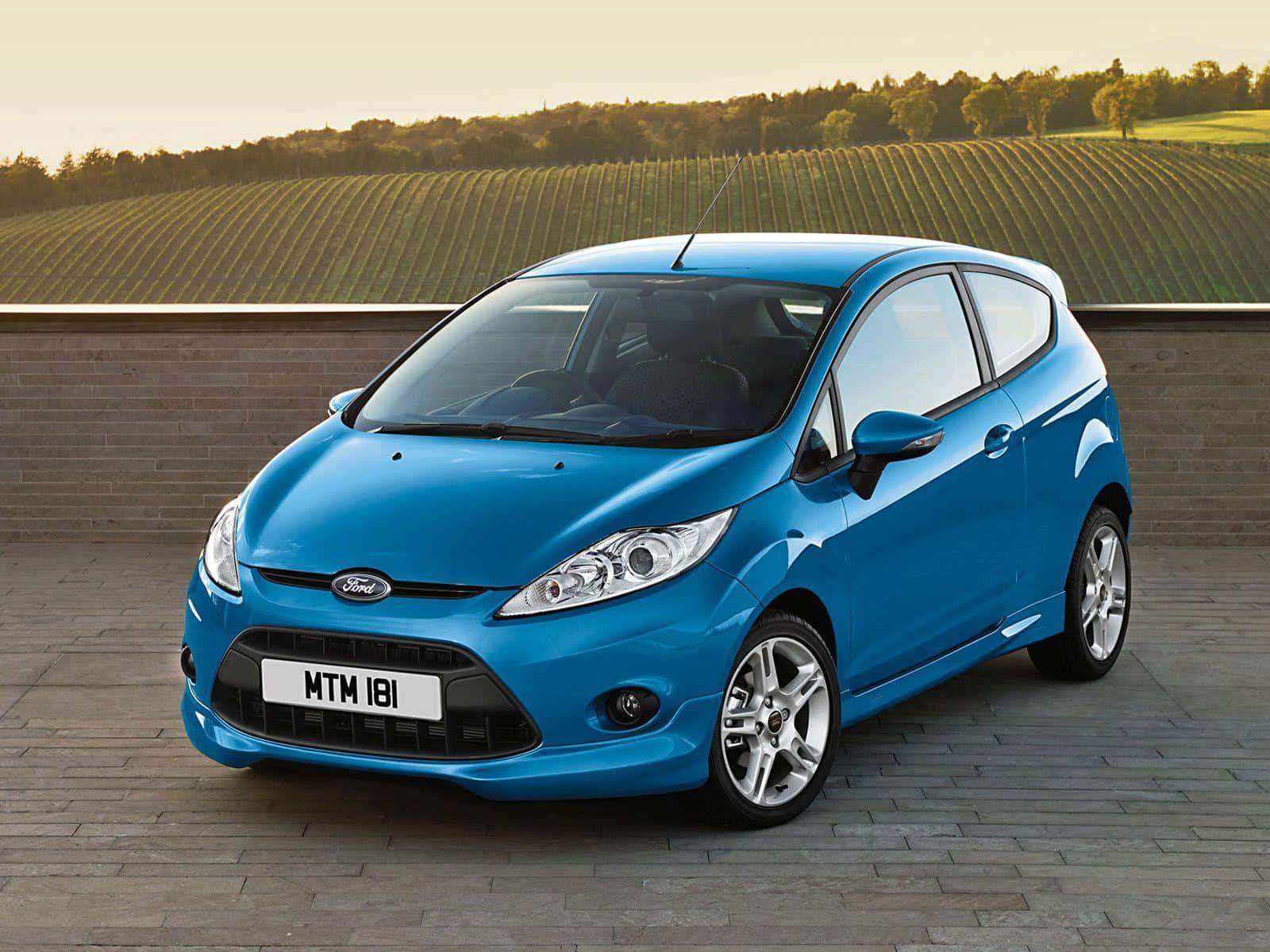 Ford Fiesta, 1600, vibrant blue, HD Desktop Wallpaper