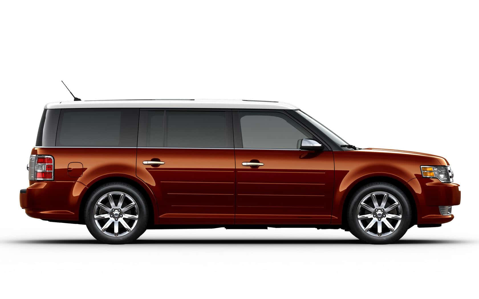 Ford Flex, copper-colored, silver roof, HD Desktop Wallpaper