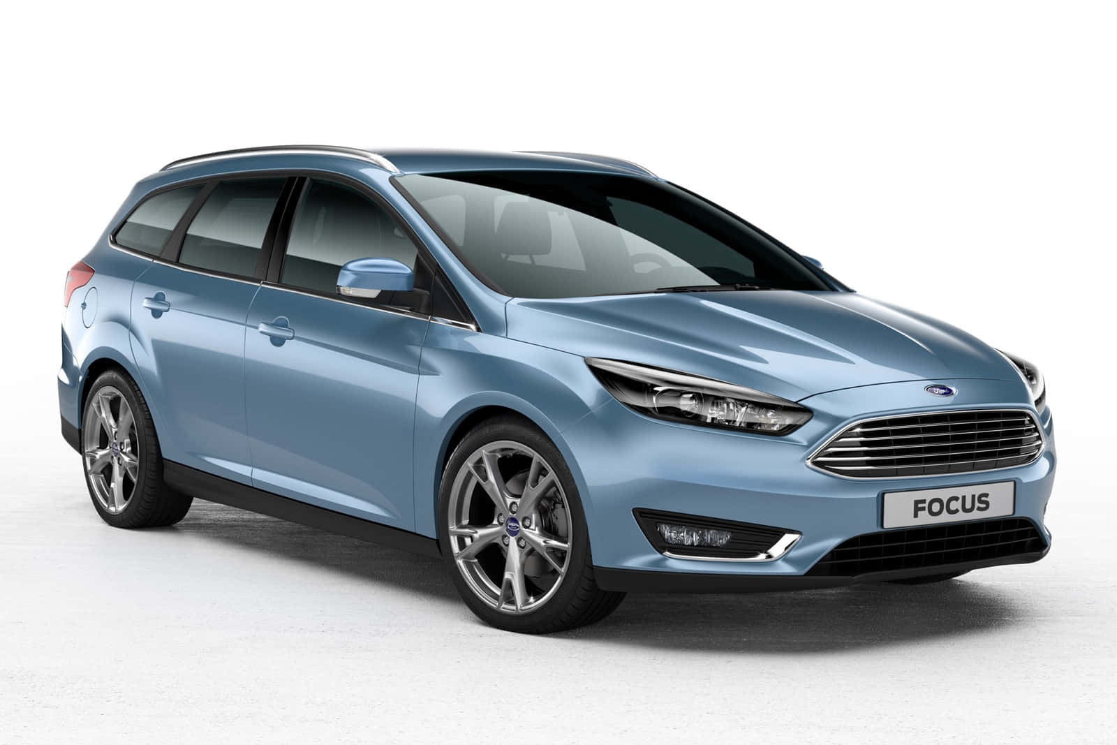 Ford Focus, light blue, station wagon, HD Desktop Wallpaper