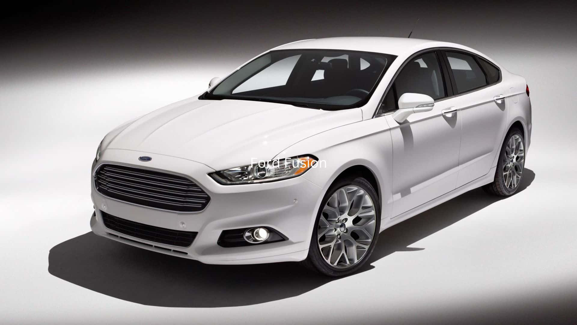 Ford Fusion, white, sedan, Full HD Desktop Wallpaper