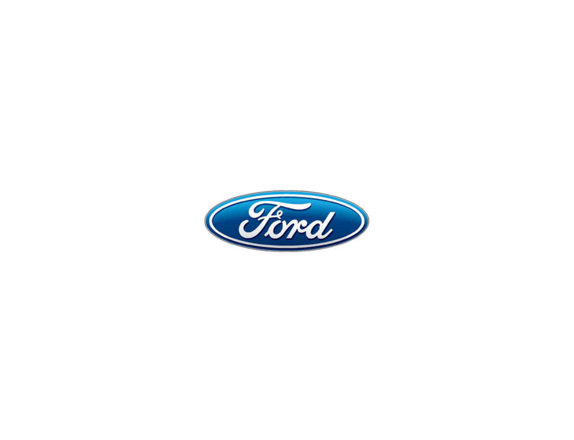 Ford Logo, blue oval, white cursive text, SD Desktop Wallpaper