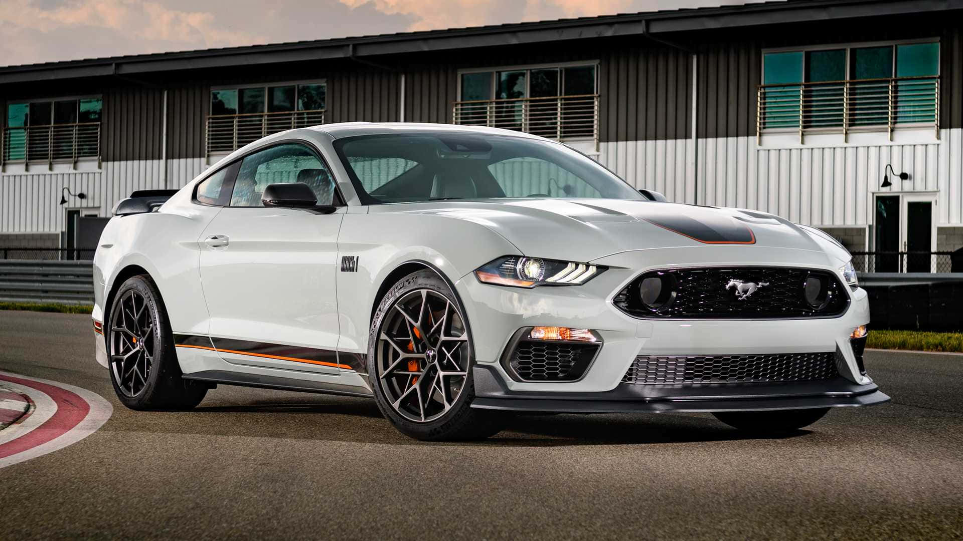 Ford Mustang California Special, white, black accents, Full HD Desktop Wallpaper
