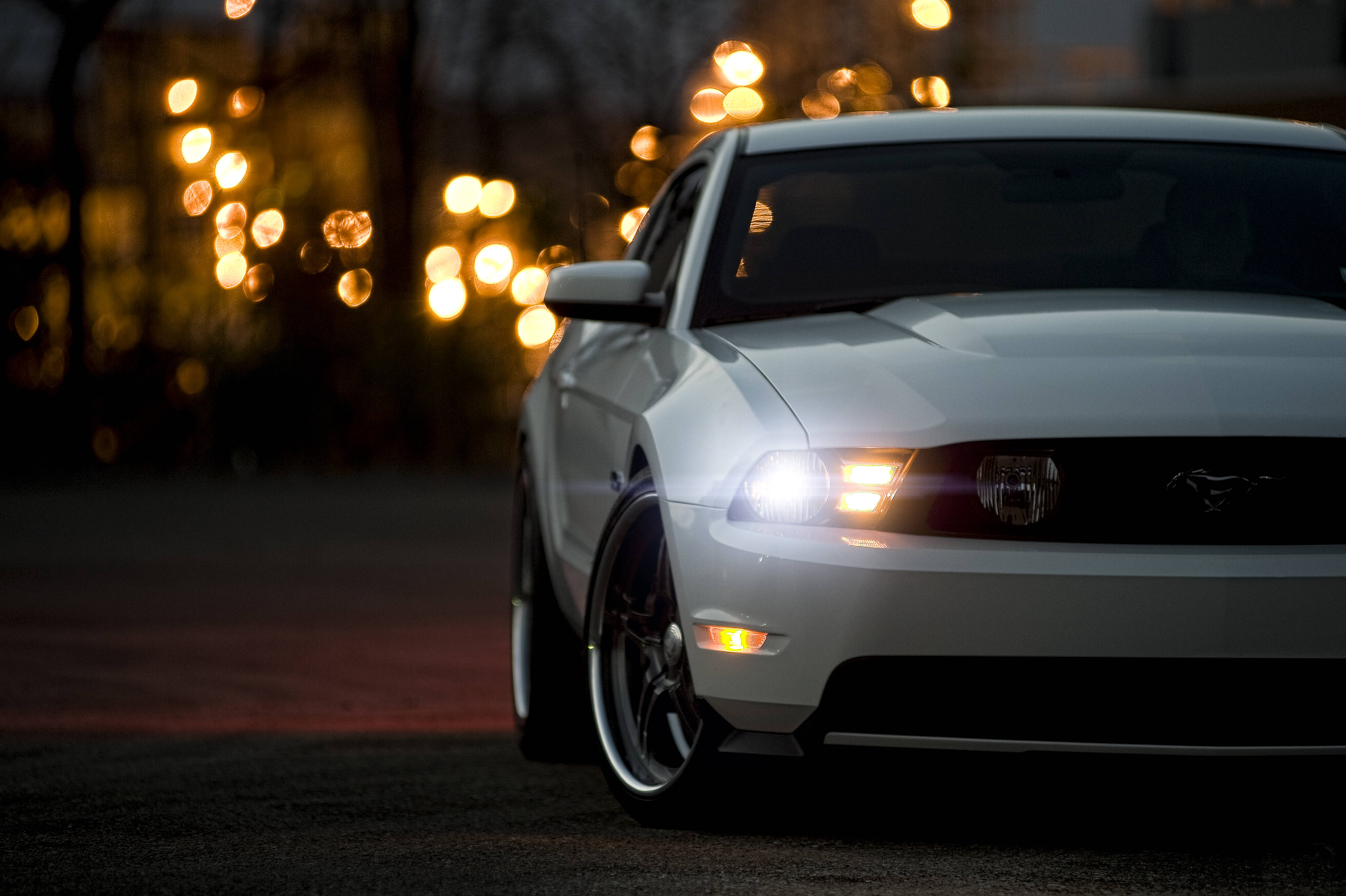 white 2014 Ford Mustang, Ford Mustang, 2014 Ford Mustang, 4K Desktop Wallpaper