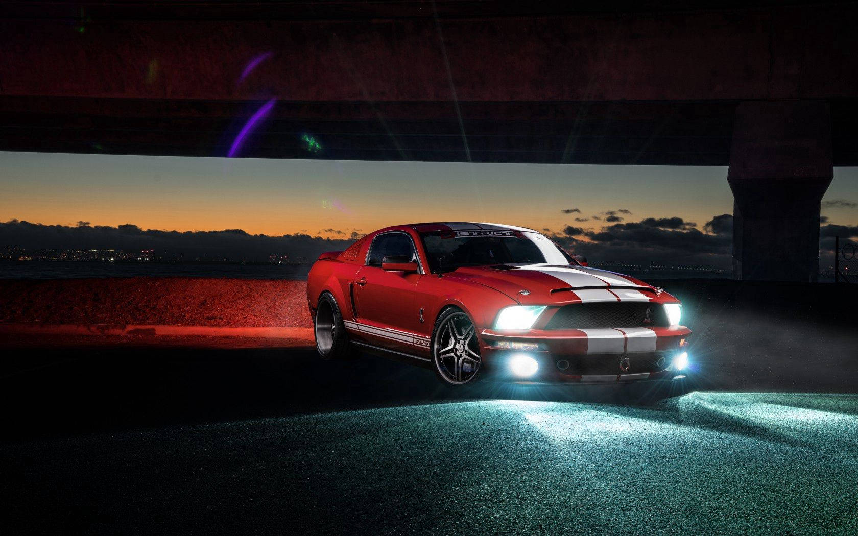 Ford Mustang, Shelby, red, HD Desktop Wallpaper