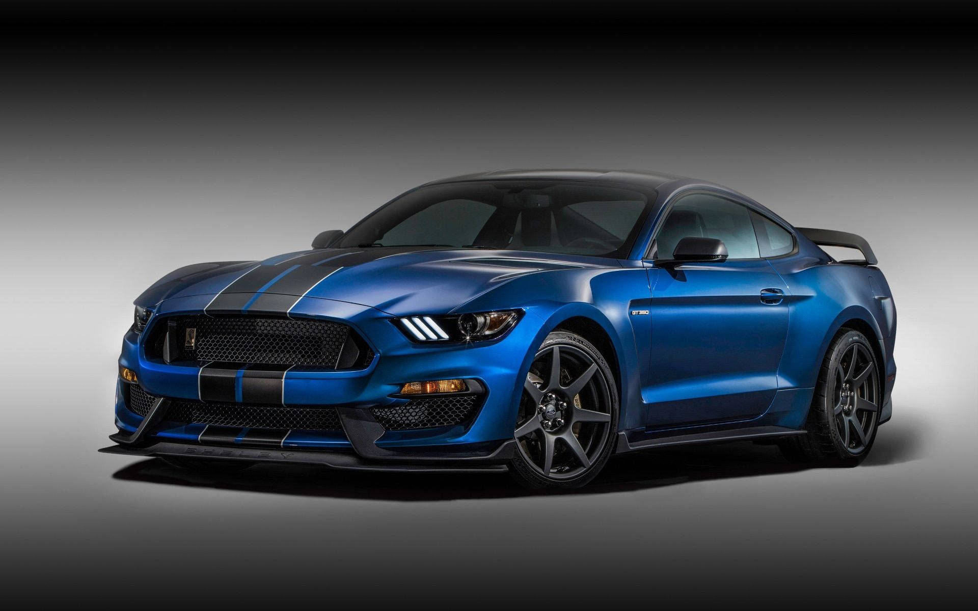 Lightning Blue Shelby Mustang GT500, Ford Mustang, Shelby GT500, Full HD Desktop Wallpaper