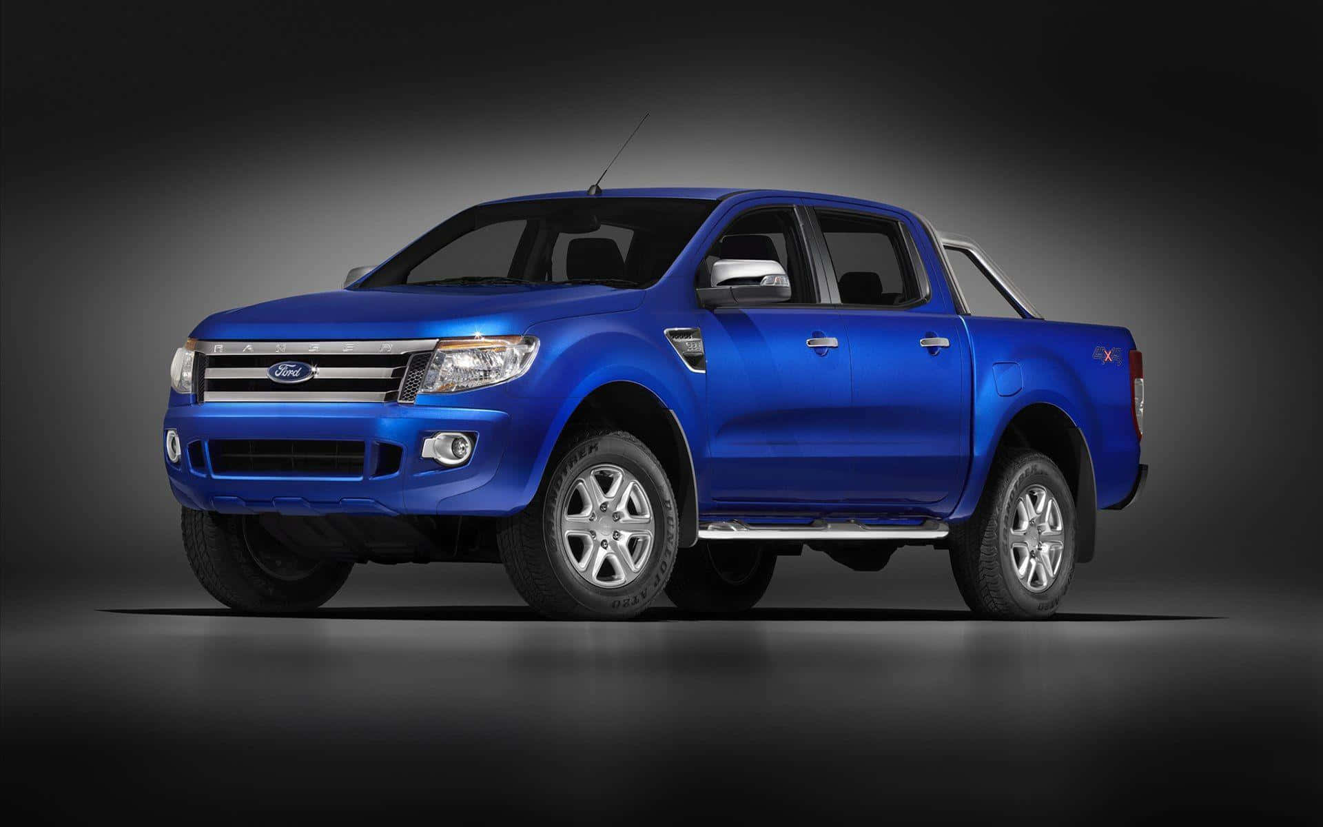 Ford Ranger, vibrant blue, pickup truck, Full HD Desktop Wallpaper