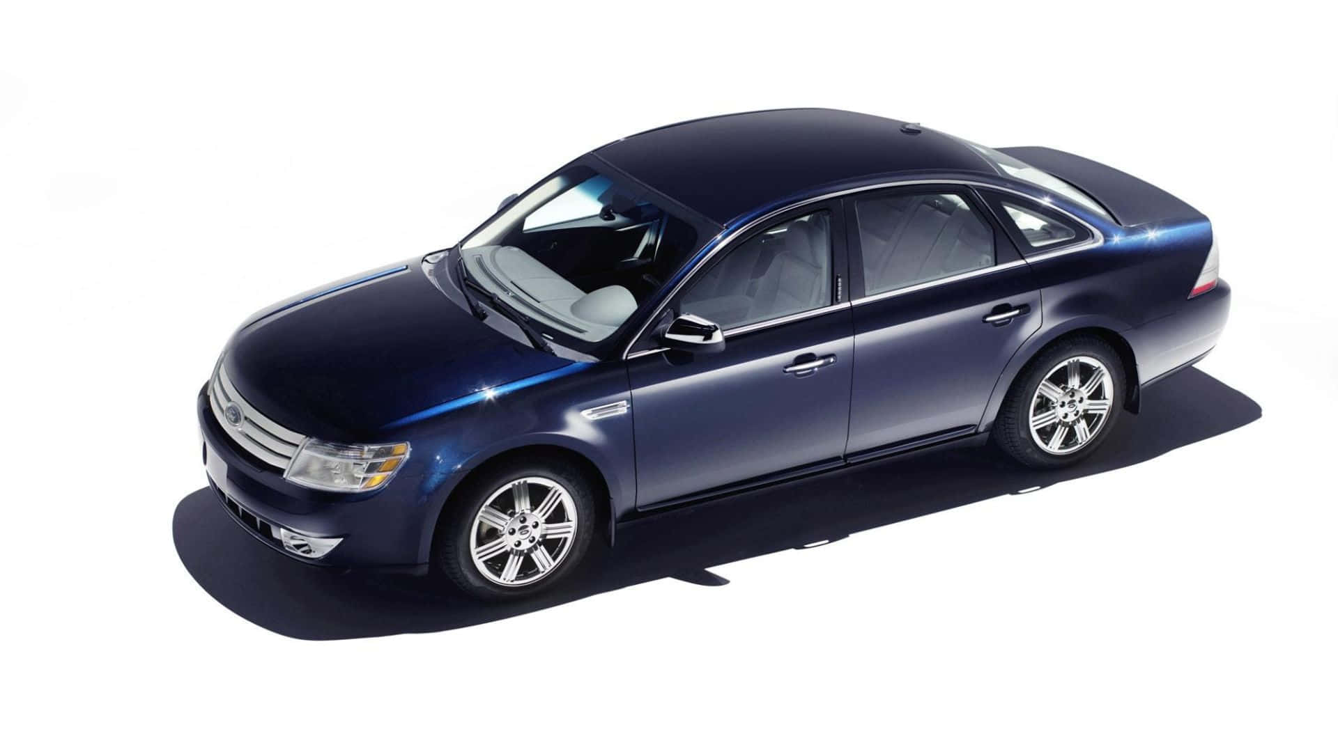 Ford Taurus, dark blue, sedan, Full HD Desktop Wallpaper