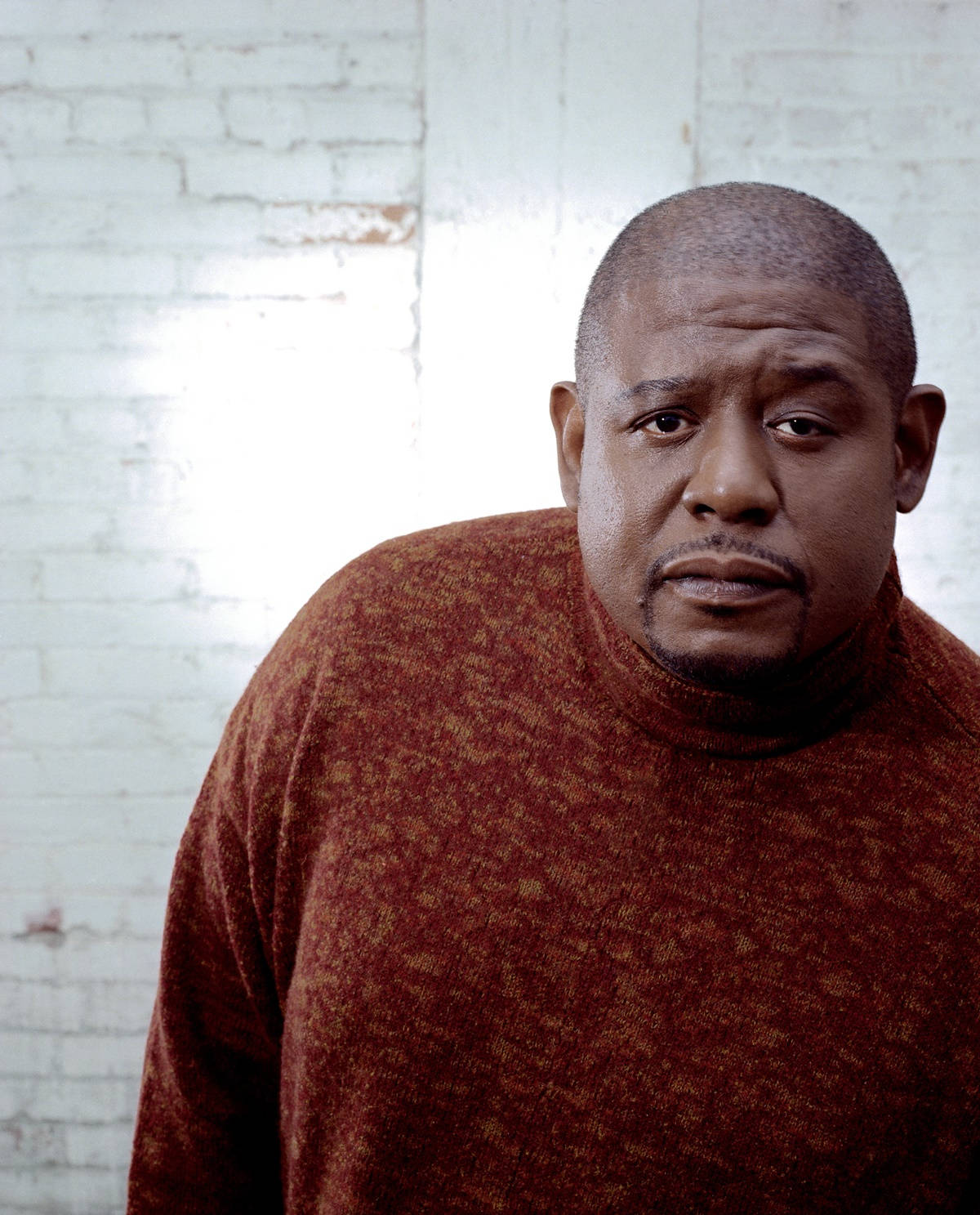 Forest Whitaker, rust-colored, turtleneck, HD Phone Wallpaper