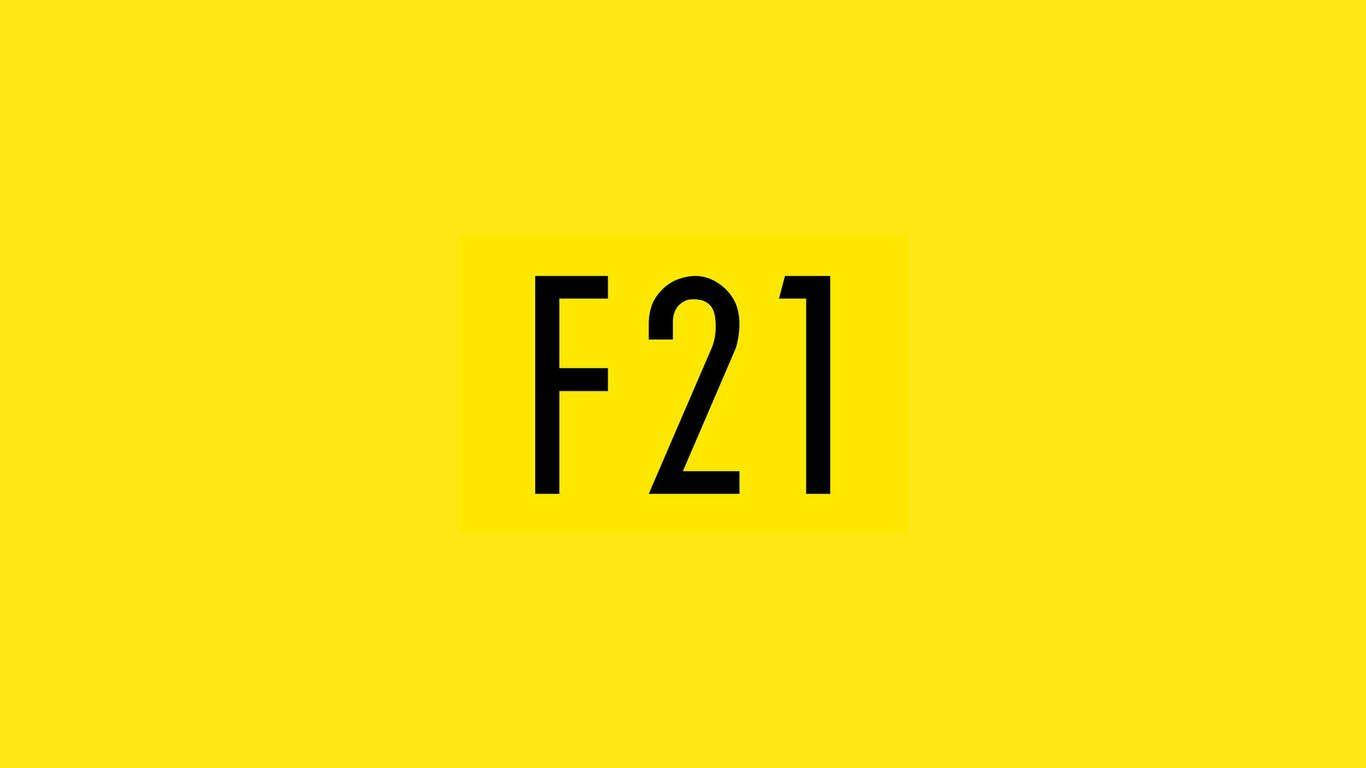 Forever 21, minimalist logo, black F21 text, HD Desktop Wallpaper