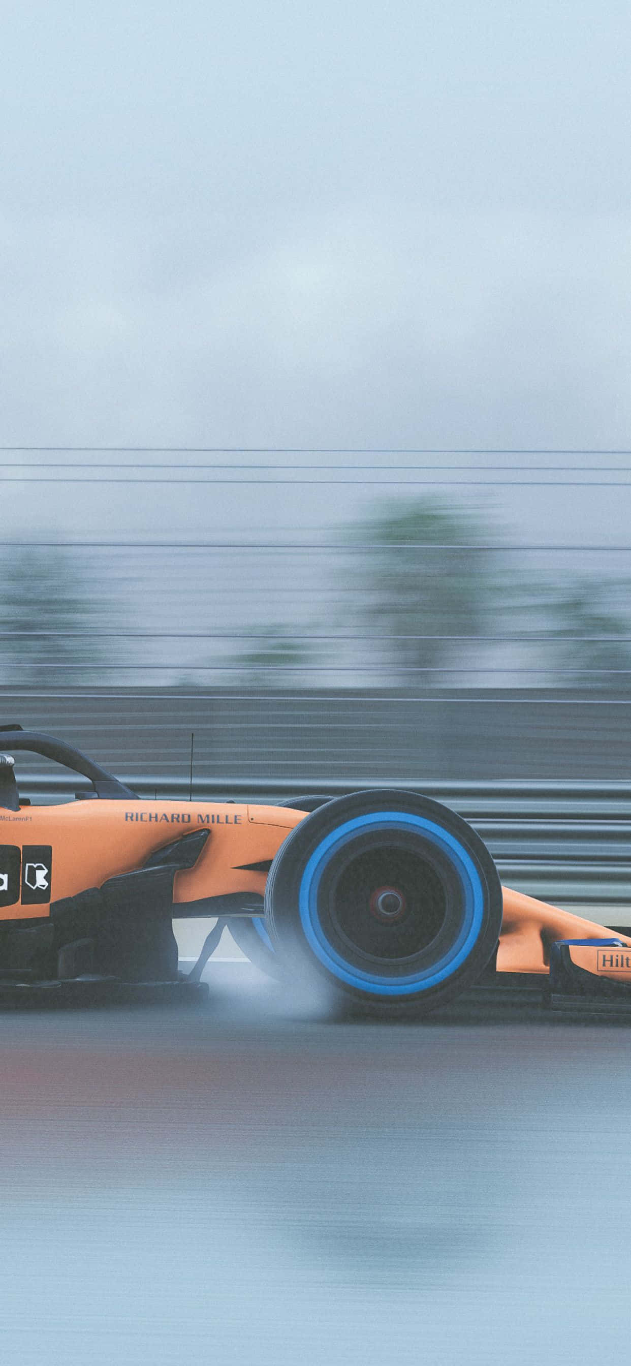 Formula 1, iPhone, orange, 2K Phone Wallpaper