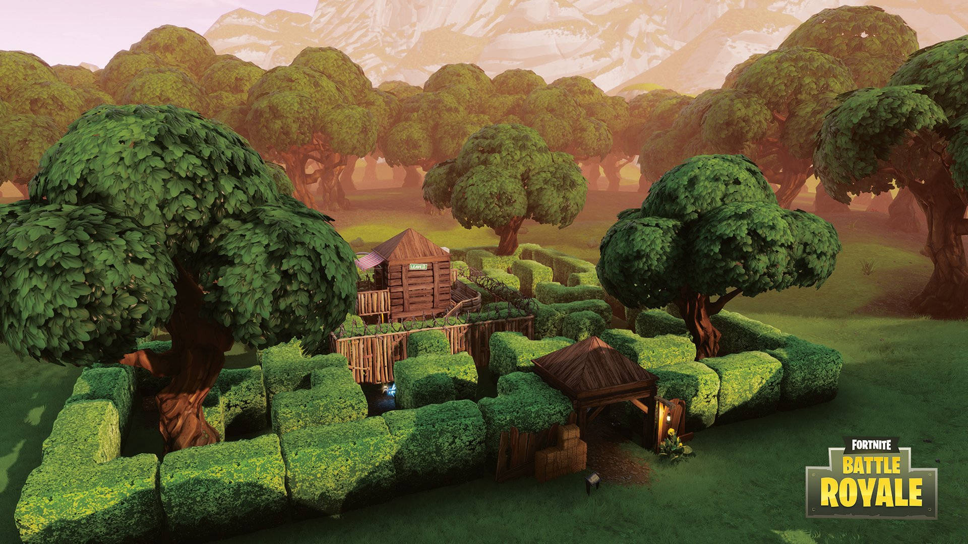 Fortnite Battle Royale, labyrinth, fort, Full HD Desktop Wallpaper