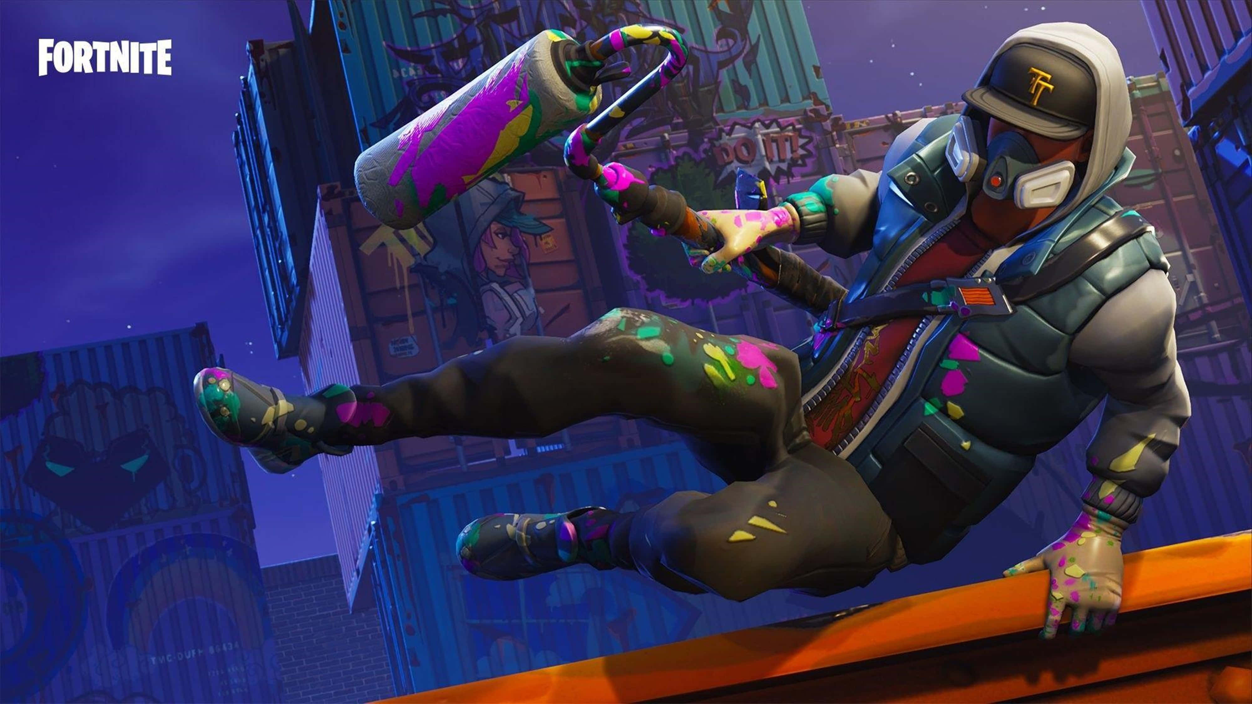 Fortnite Battle Royale, hoodie, mask, 4K Desktop Wallpaper