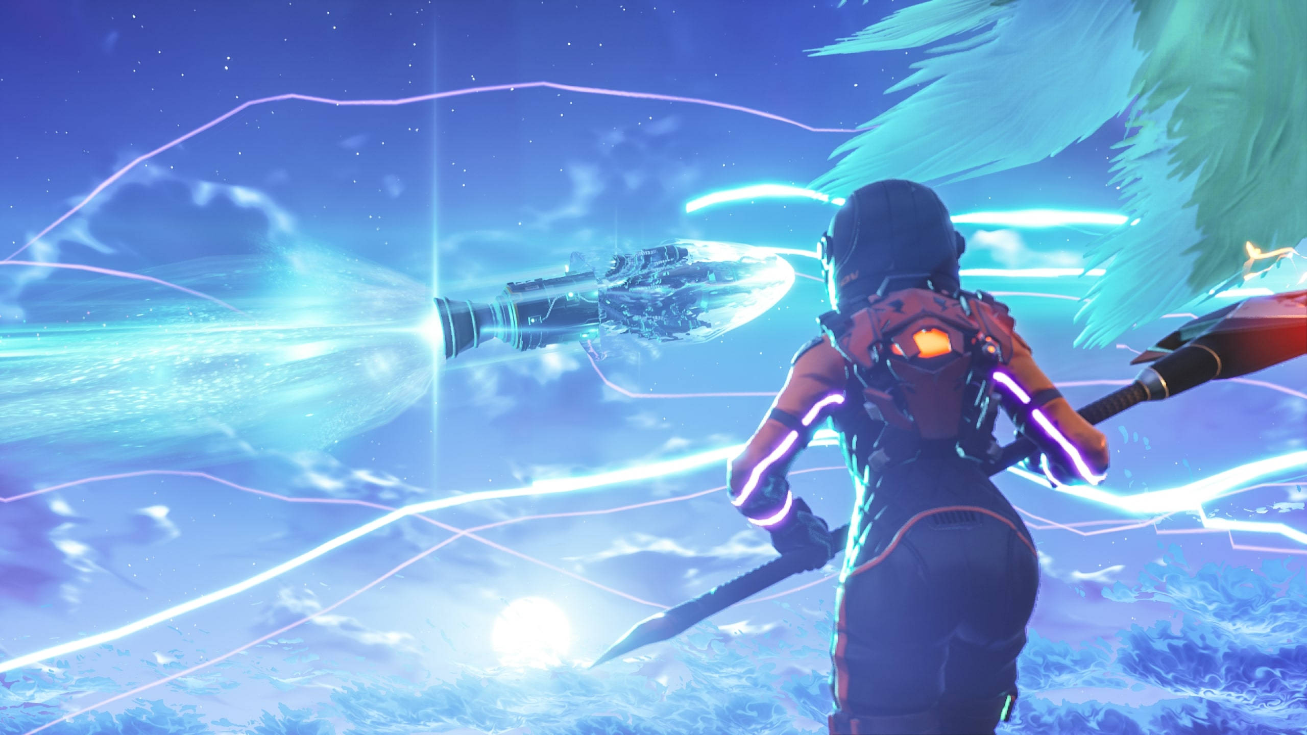 Fortnite, 2560x1440, woman, 2K Desktop Wallpaper