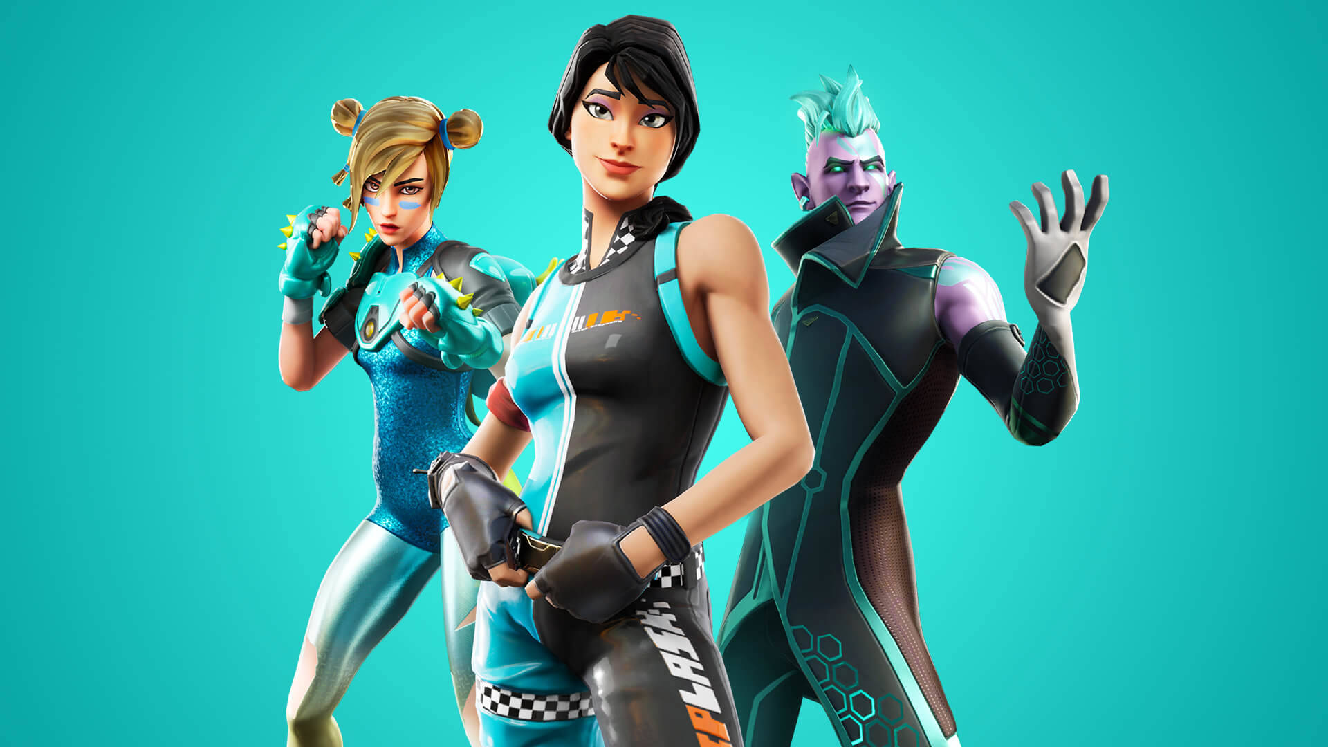 Fortnite, Chapter 2 Season 6, futuristic outfits, Full HD Desktop Wallpaper