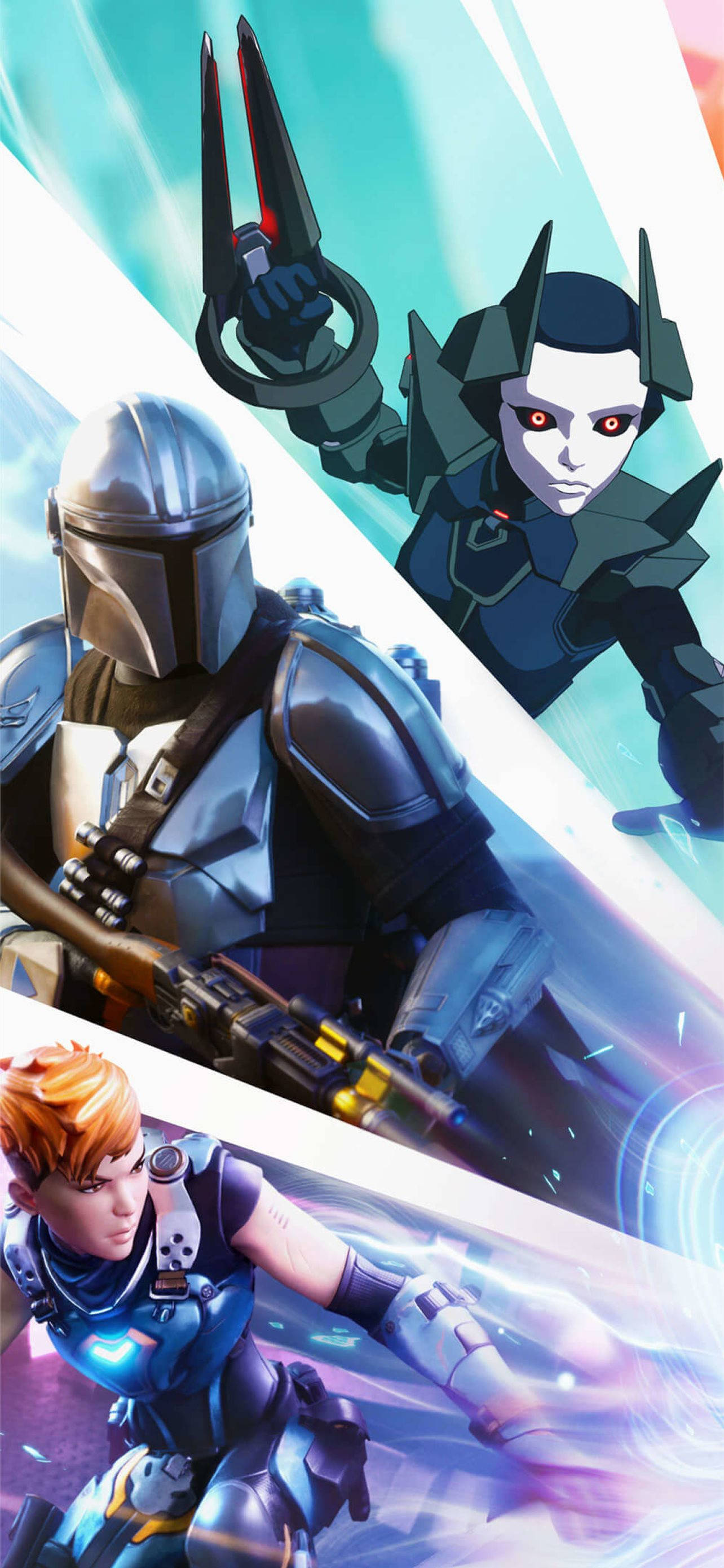 Fortnite Chapter 3, Battle your way to Victory Royale, sci-fi characters, 2K Phone Wallpaper