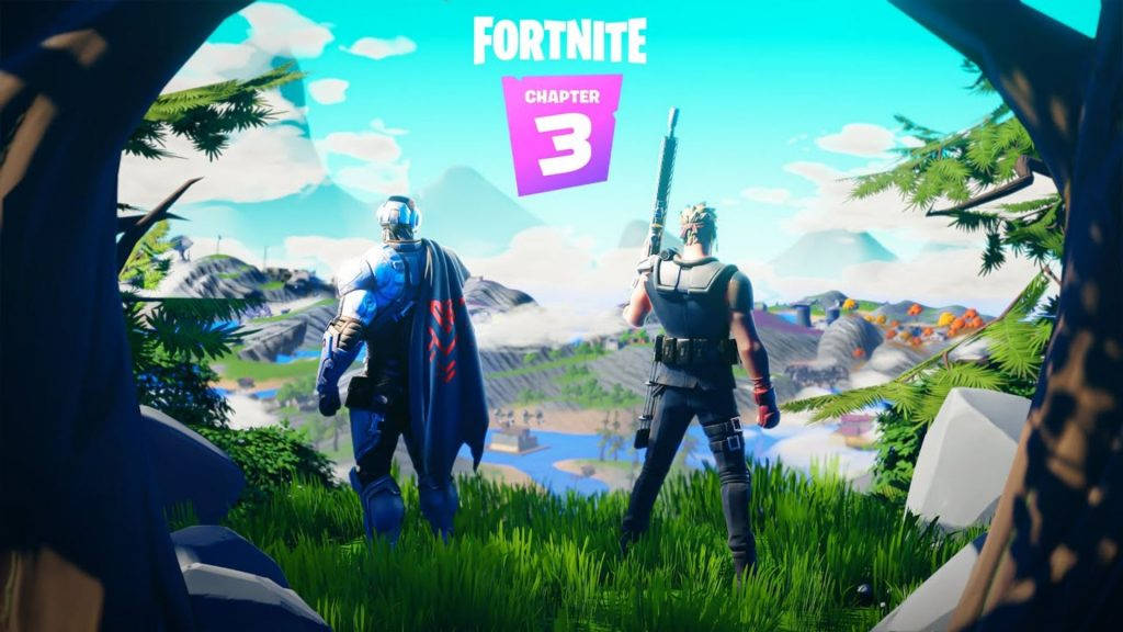 Fortnite Chapter 3, Fortnite characters, grassy hill, SD Desktop Wallpaper