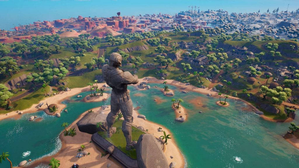 Fortnite Chapter 3, tropical island, turquoise waters, SD Desktop Wallpaper