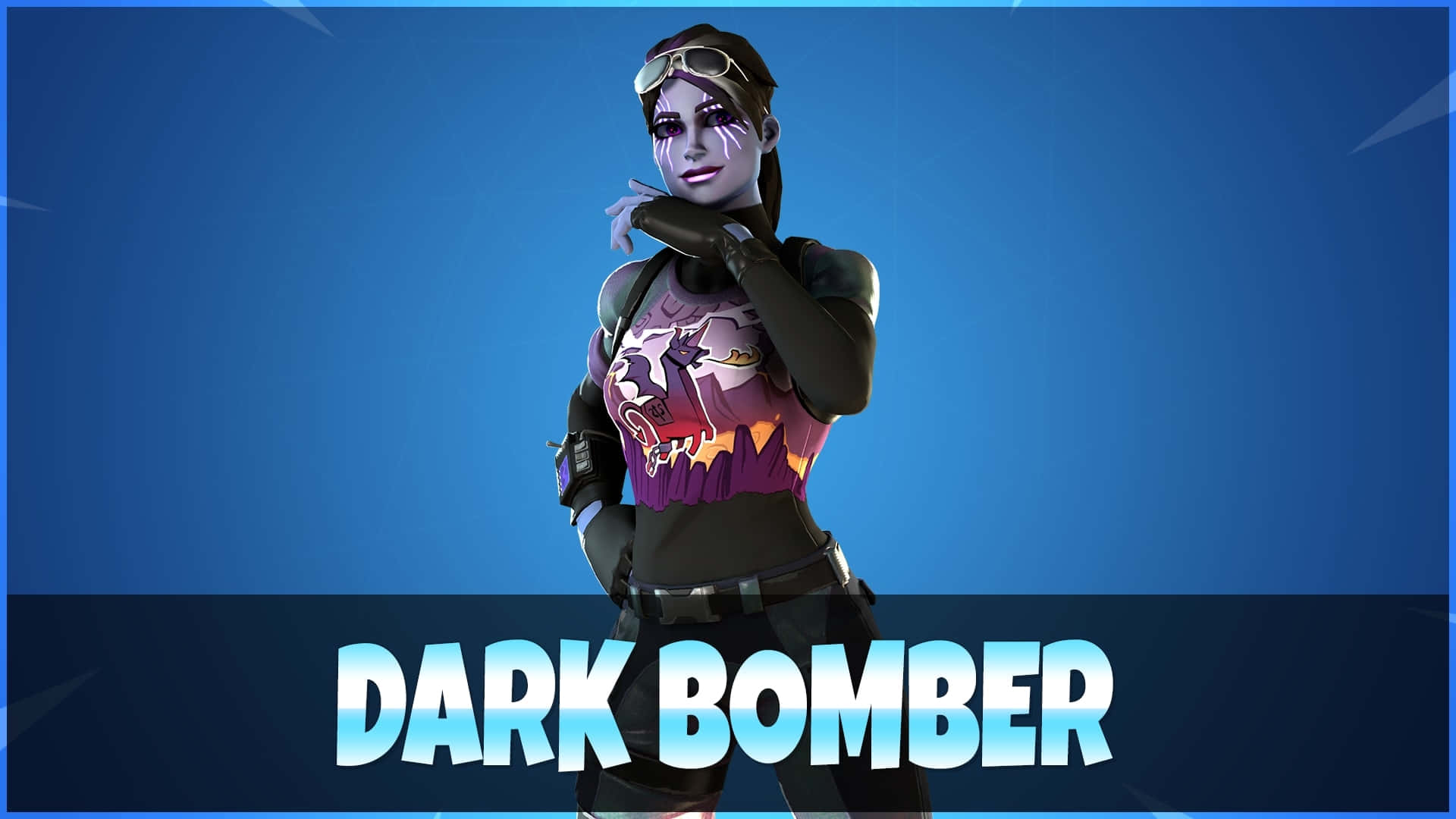 Fortnite Dark Bomber, Dark Bomber, purple and black outfit, Full HD Desktop Wallpaper