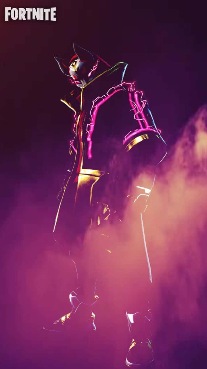 Fortnite Drift, neon-lit, smoky purple haze, HD Phone Wallpaper