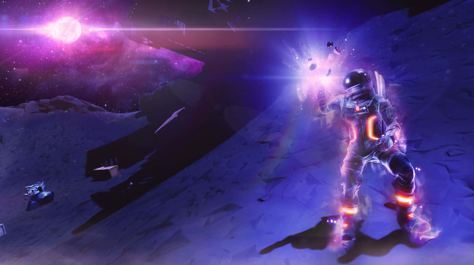 Fortnite Galaxy, astronaut, futuristic suit, HD Desktop Wallpaper