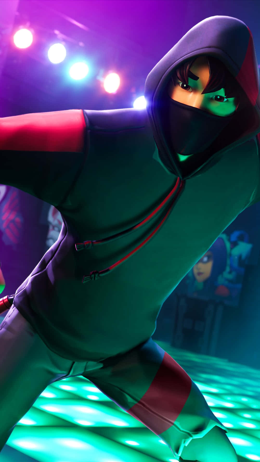 Fortnite Galaxy, anime character, hoodie, Full HD Phone Wallpaper